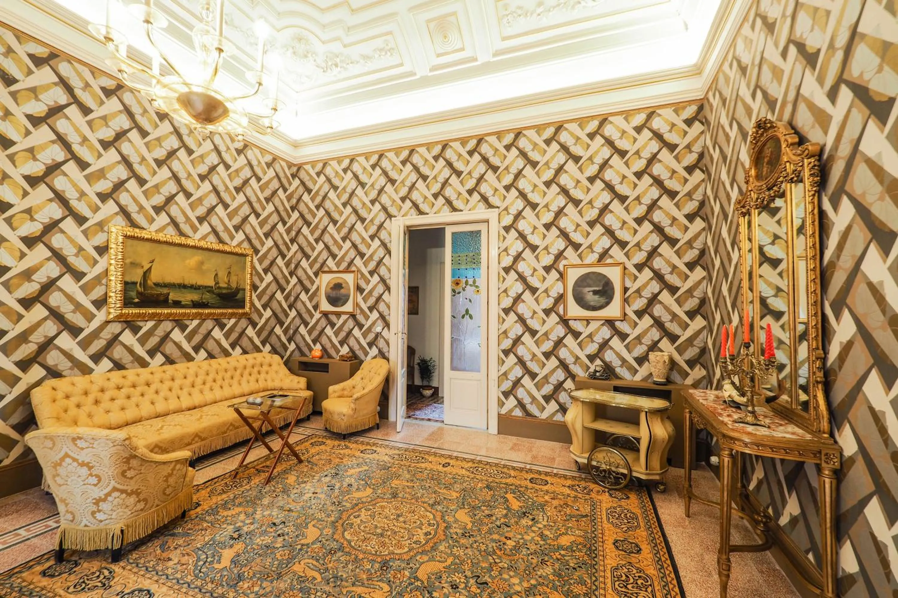 Lounge or bar in Palazzo Degli Antoci