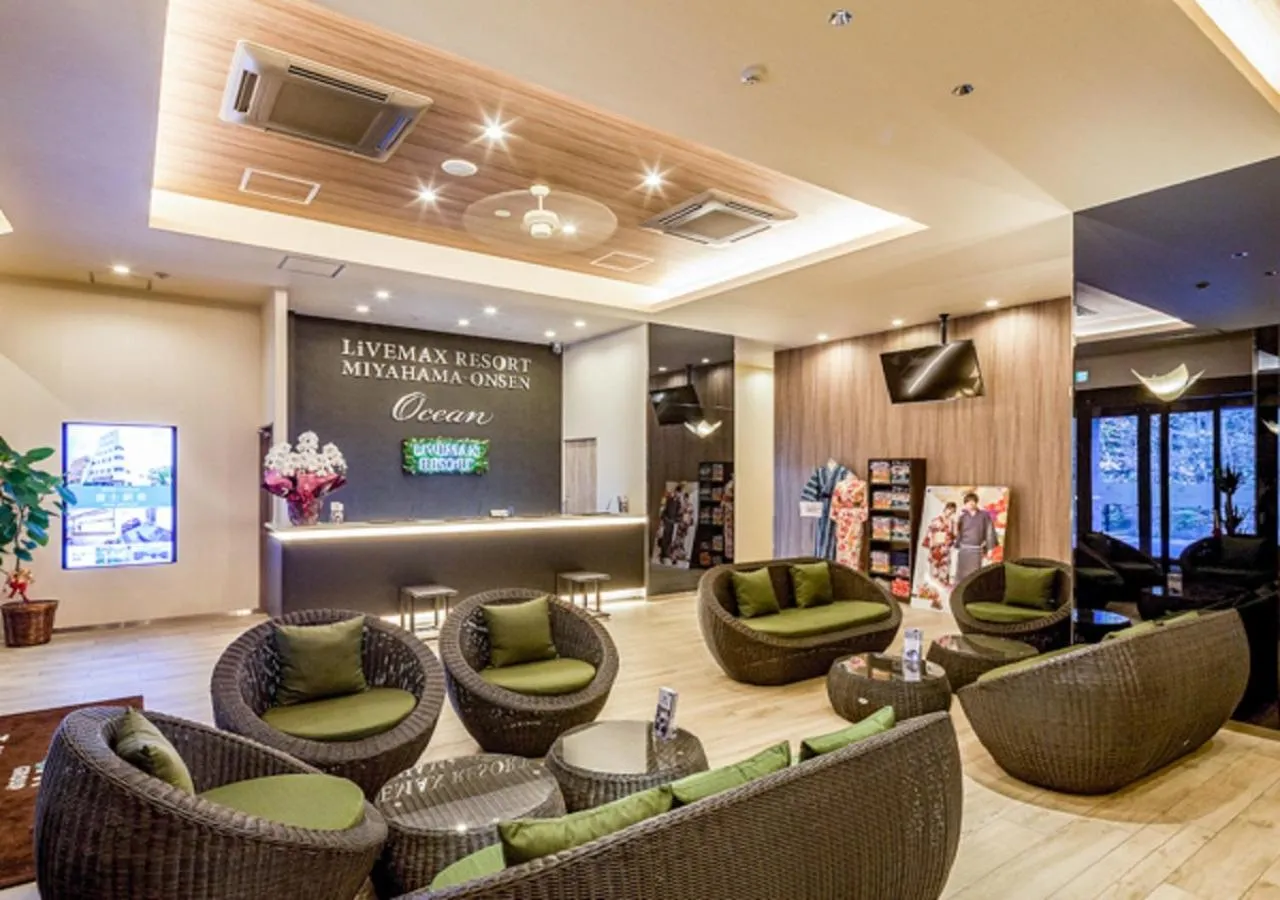 Lobby or reception in LiVEMAX RESORT Miyahama Ocean View