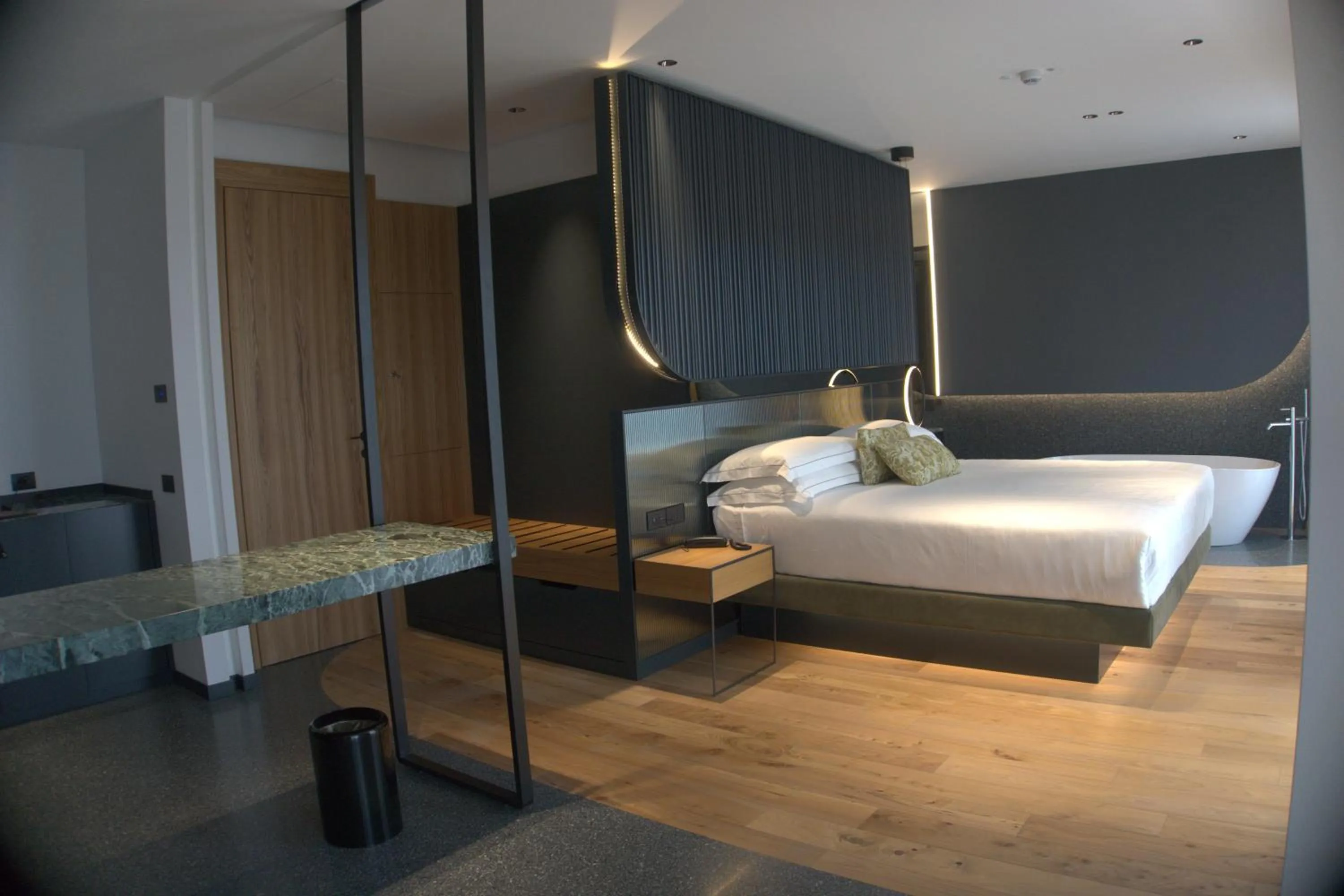 Bed in Hotel Ristorante Al Caminetto WorldHotels Crafted Adults Only