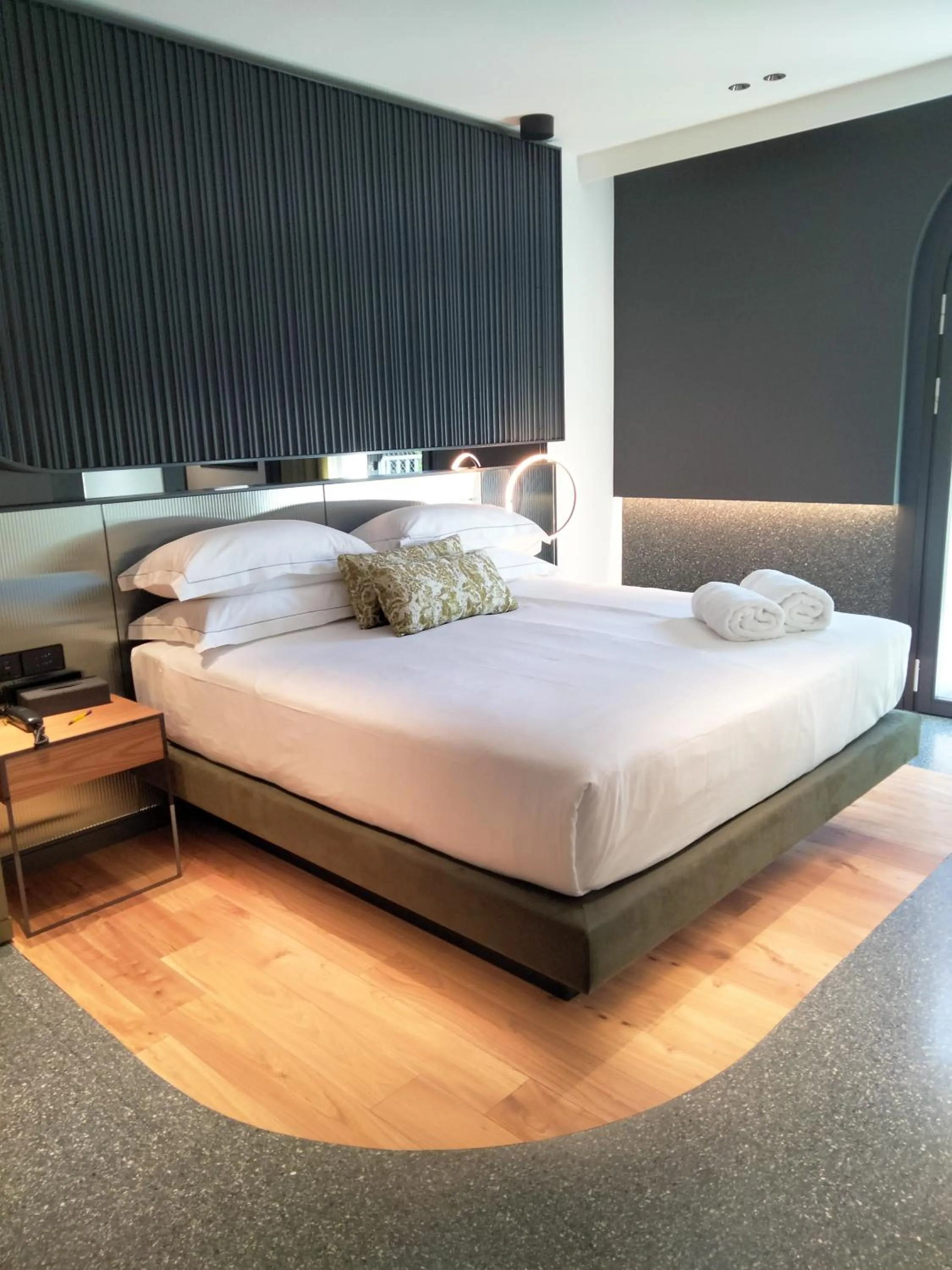 Bed in Hotel Ristorante Al Caminetto WorldHotels Crafted Adults Only