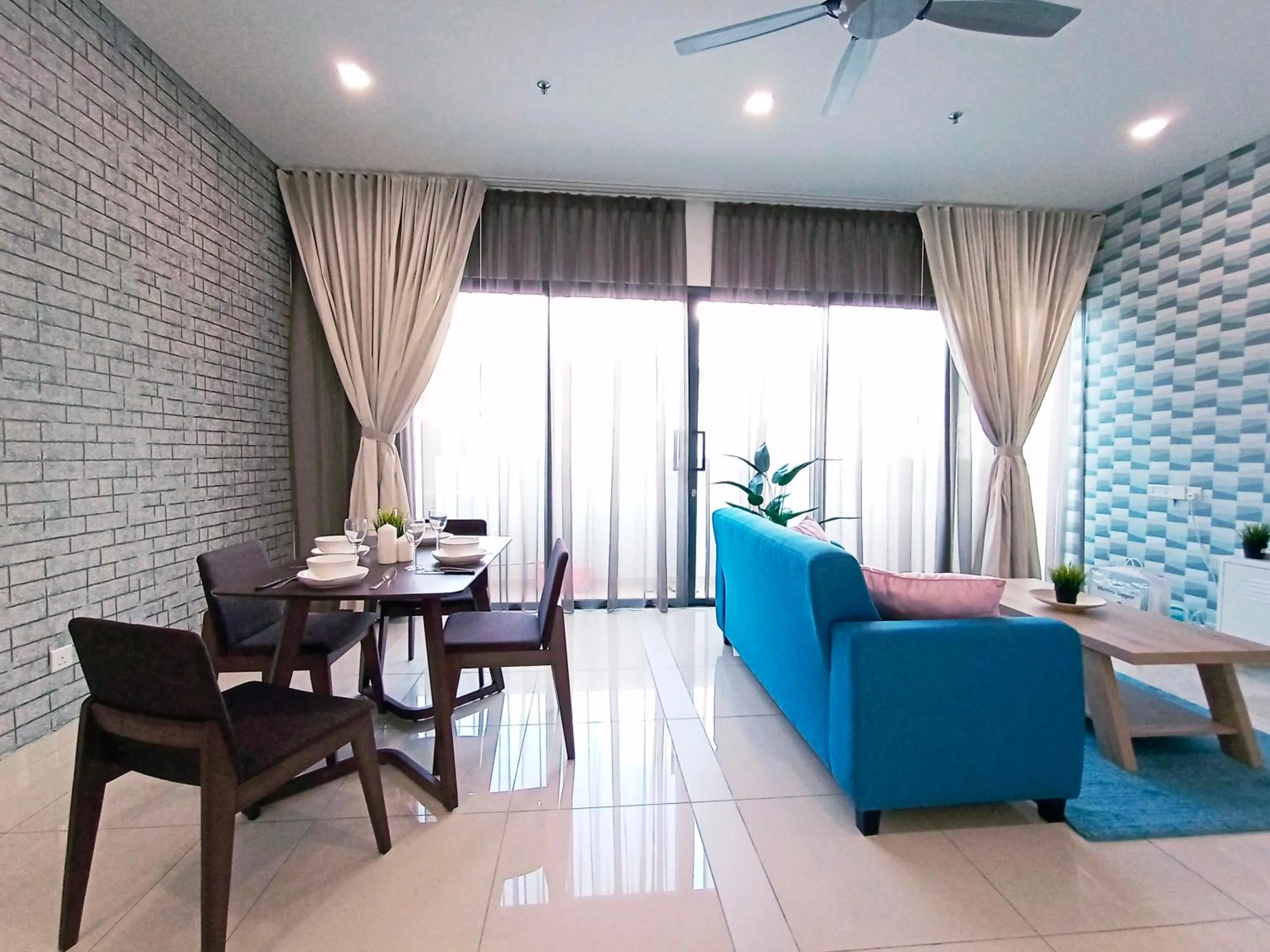 Living room in Plaza Arkadia Desa Parkcity by KLhomesweet