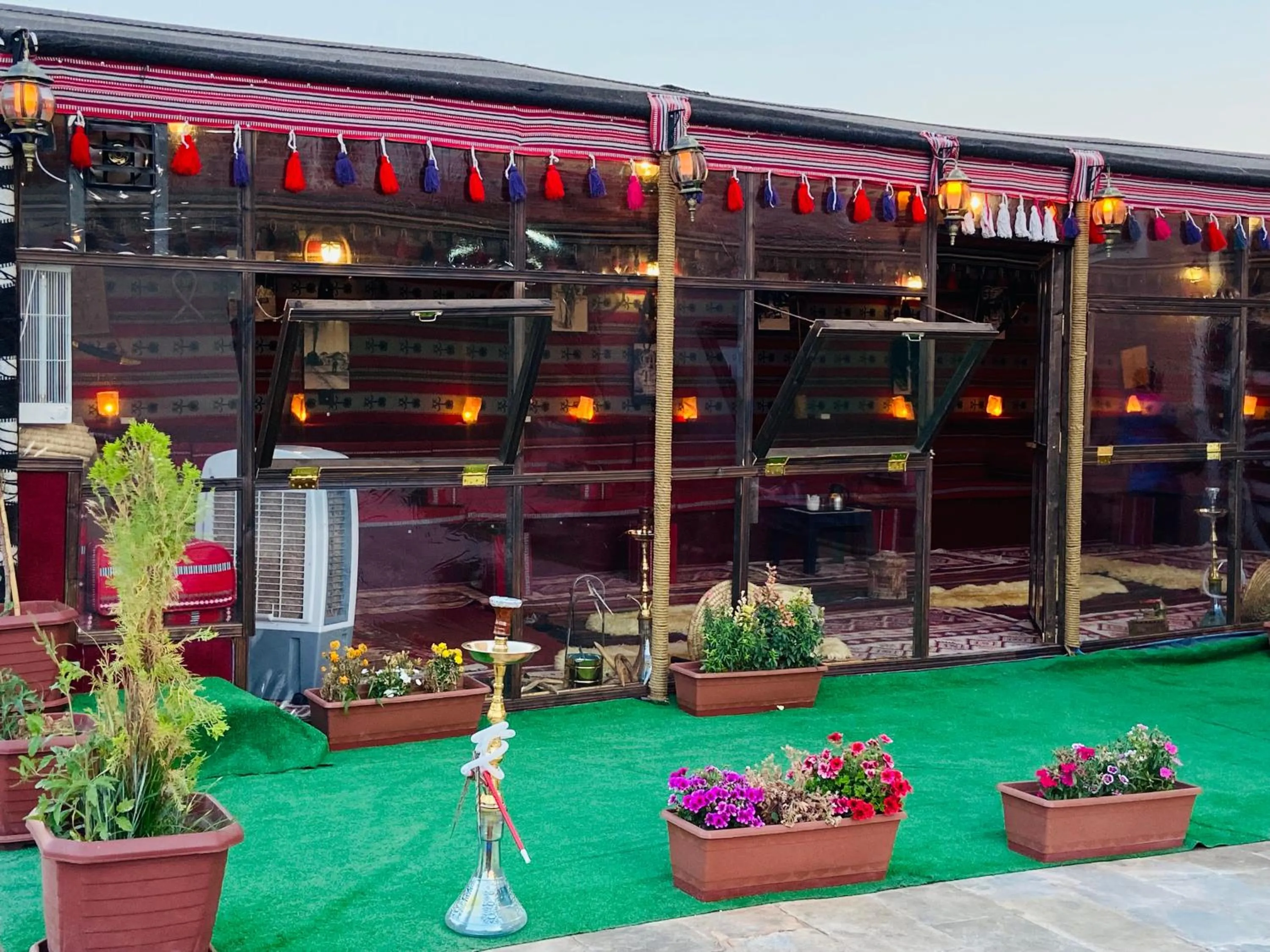 Seating area in Petra Aretas Hotel