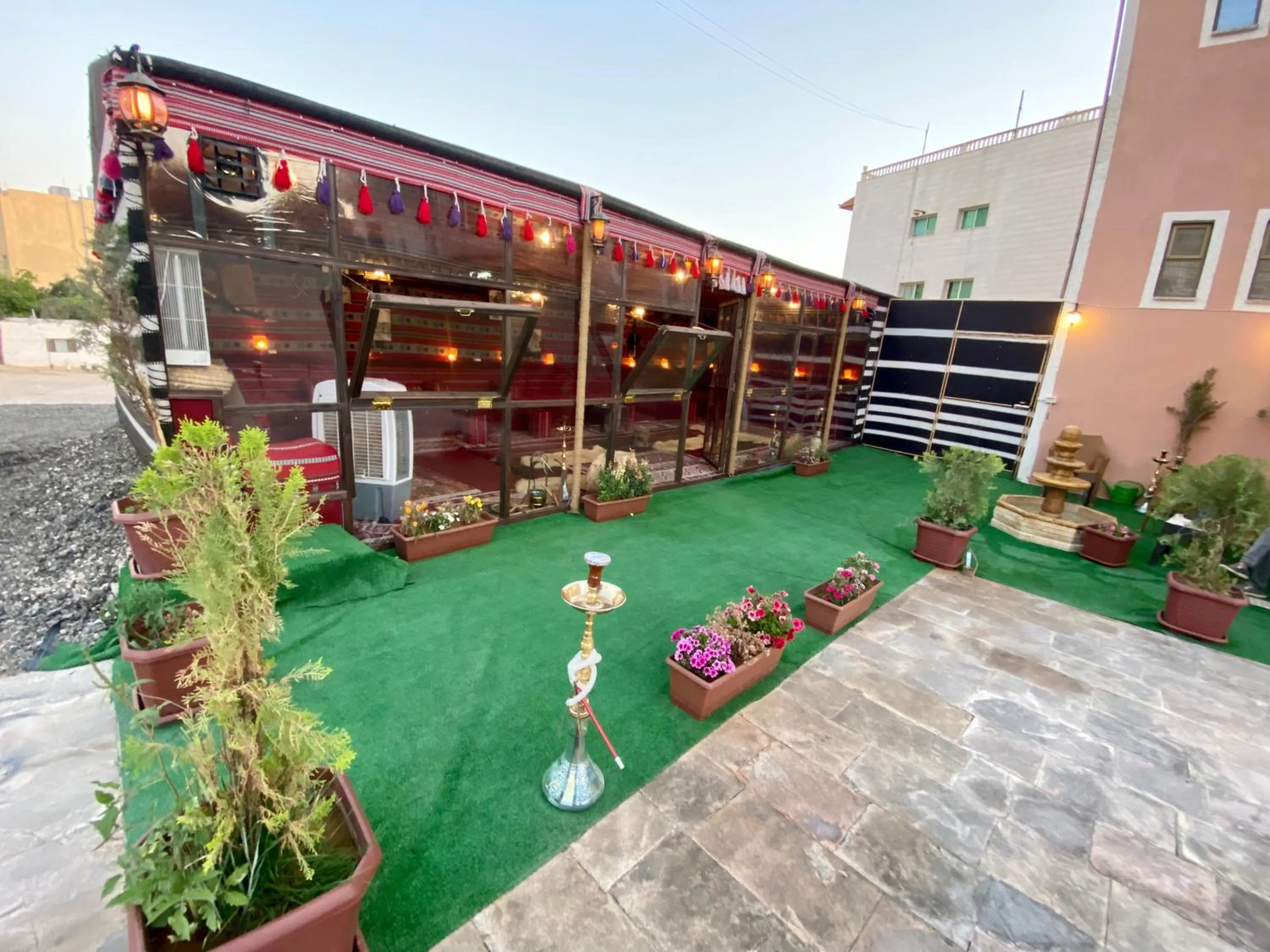 Seating area in Petra Aretas Hotel