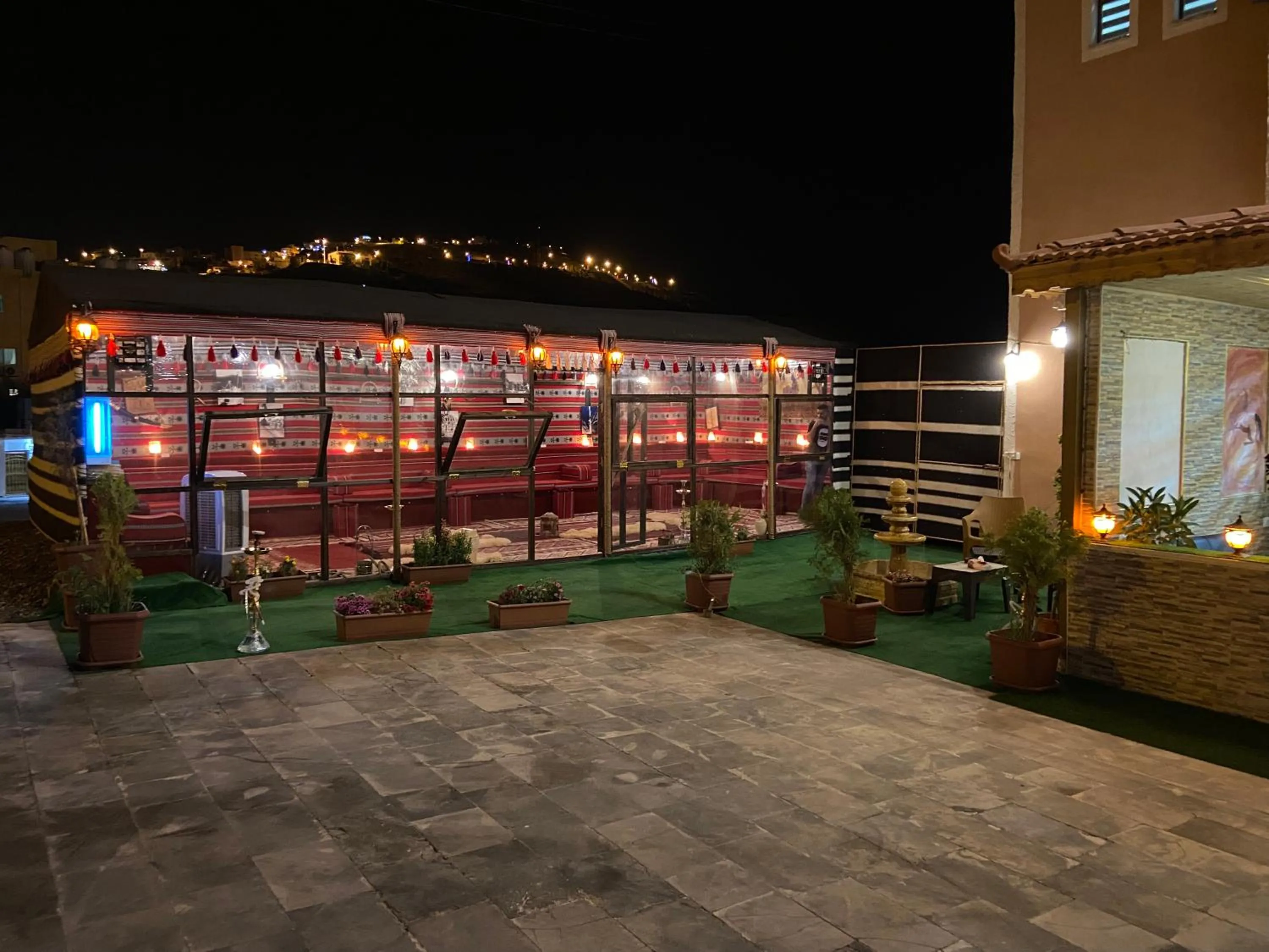 Seating area in Petra Aretas Hotel