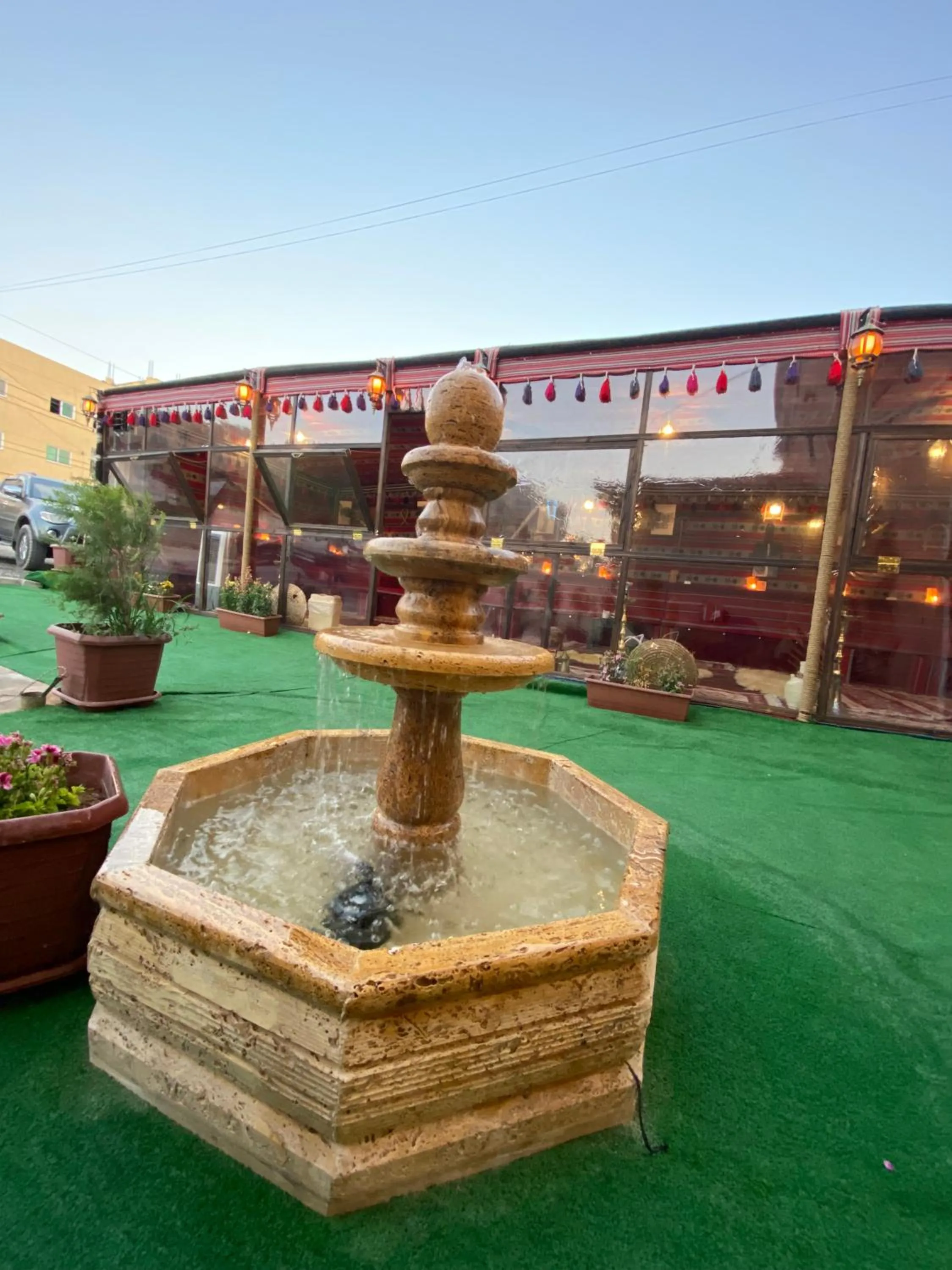 Seating area in Petra Aretas Hotel