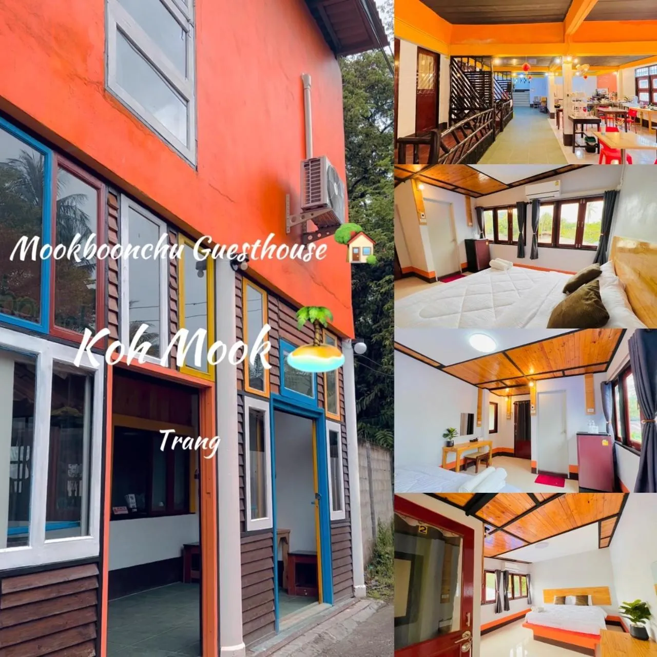 Property building in Mookboonchu Guesthouse ,Kohmook Trang