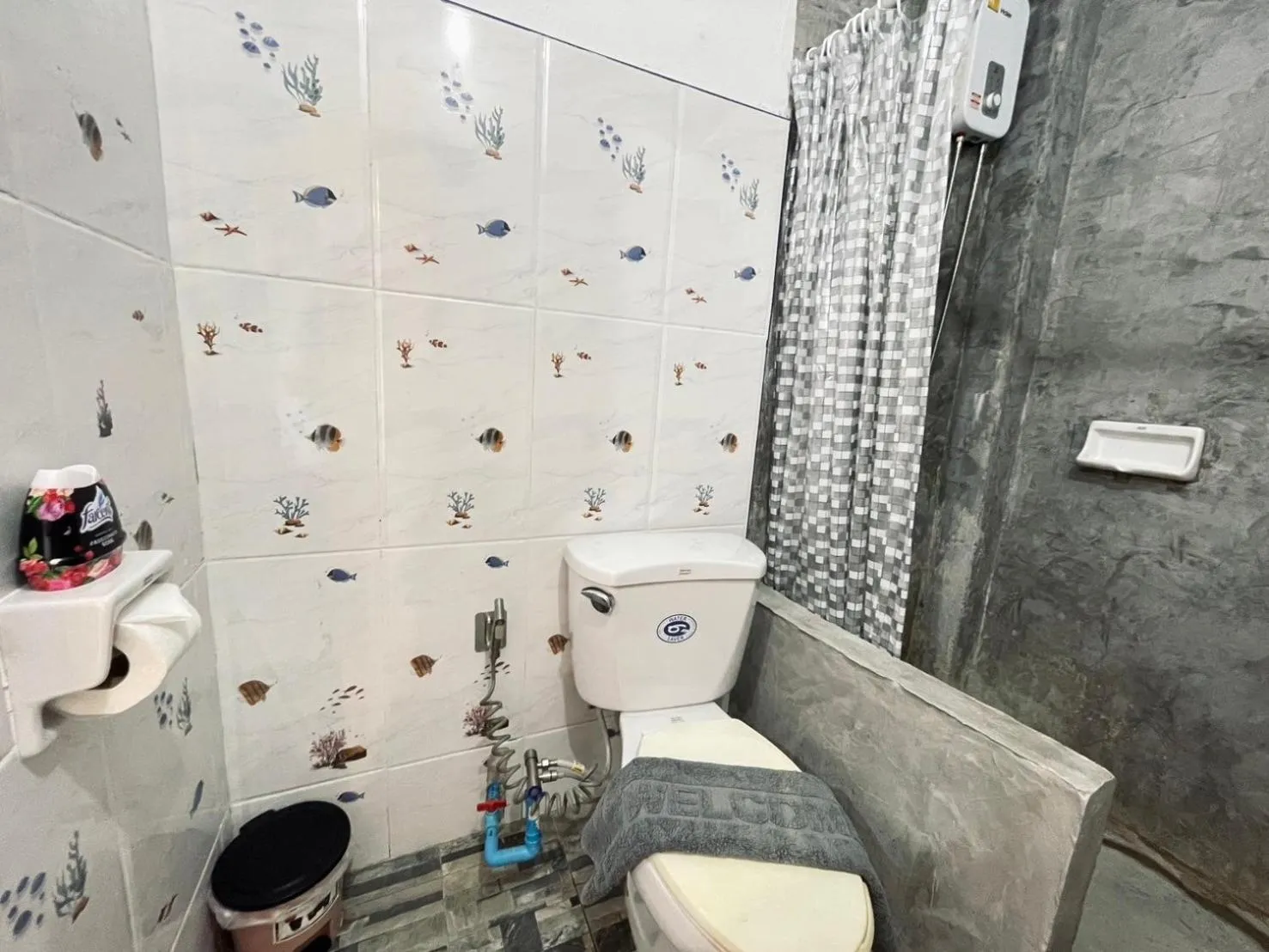 Bathroom in Mookboonchu Guesthouse ,Kohmook Trang