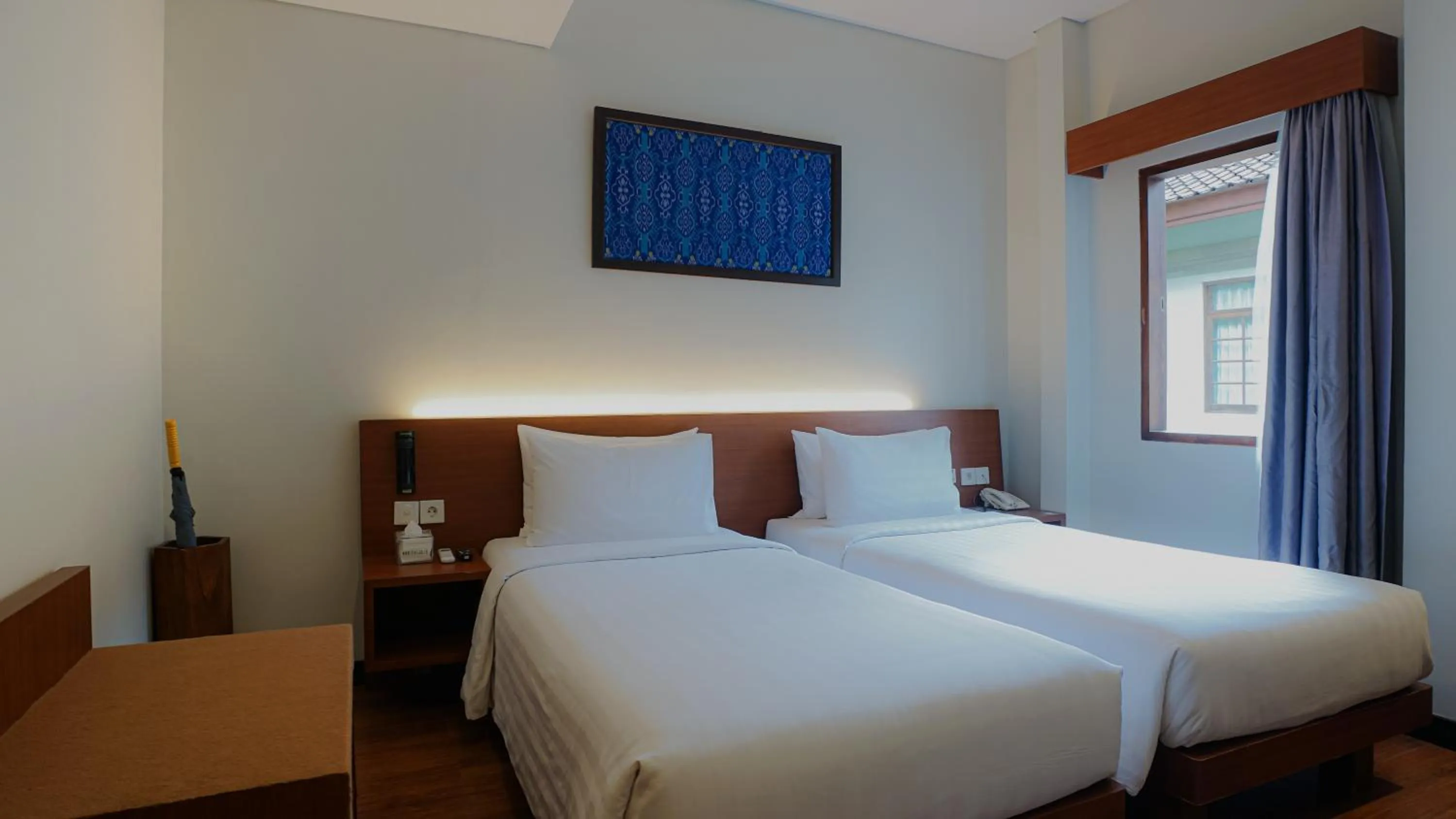 Bed in Grand Whiz Hotel Nusa Dua Bali