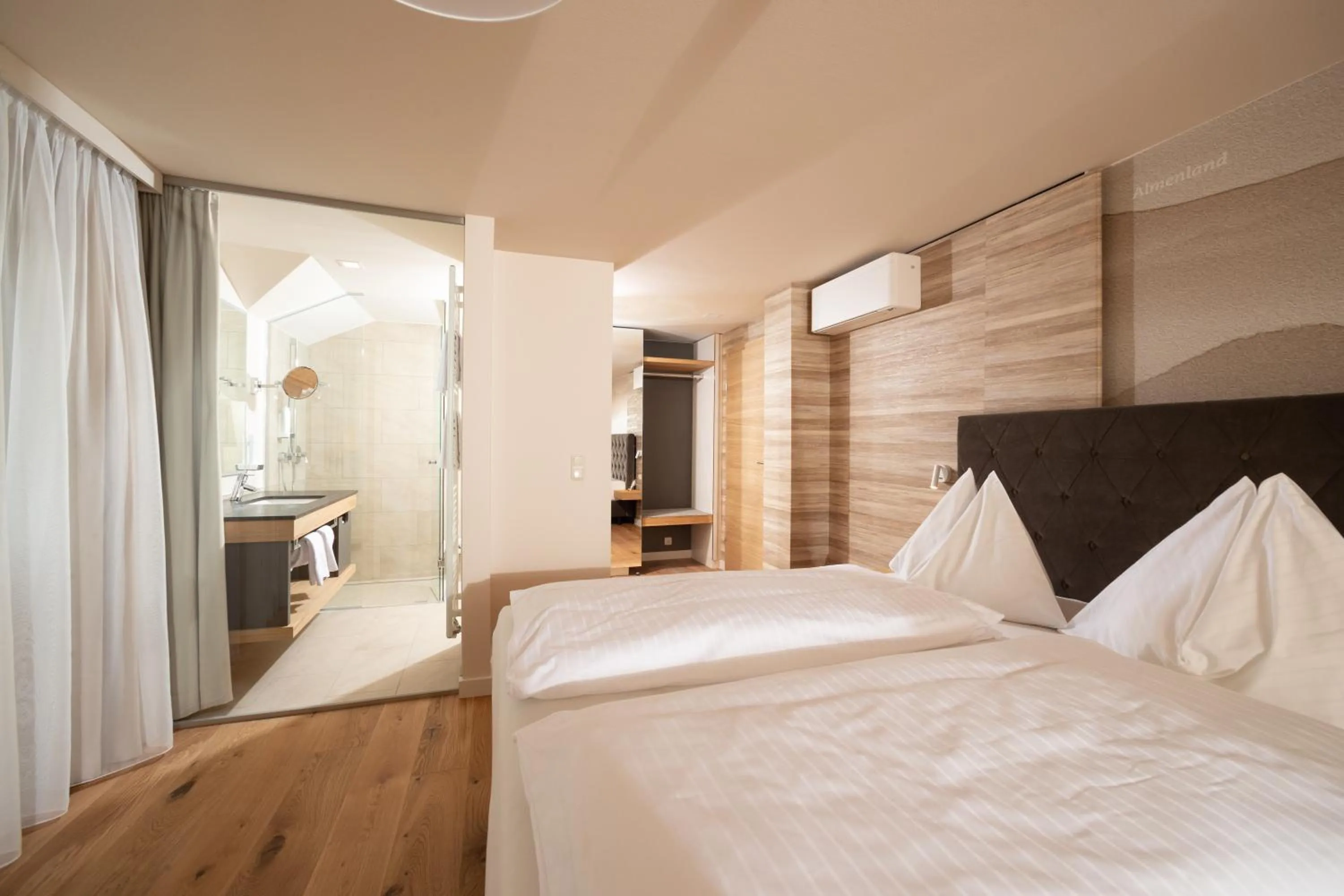 Bed in Hotel-Restaurant Allmer