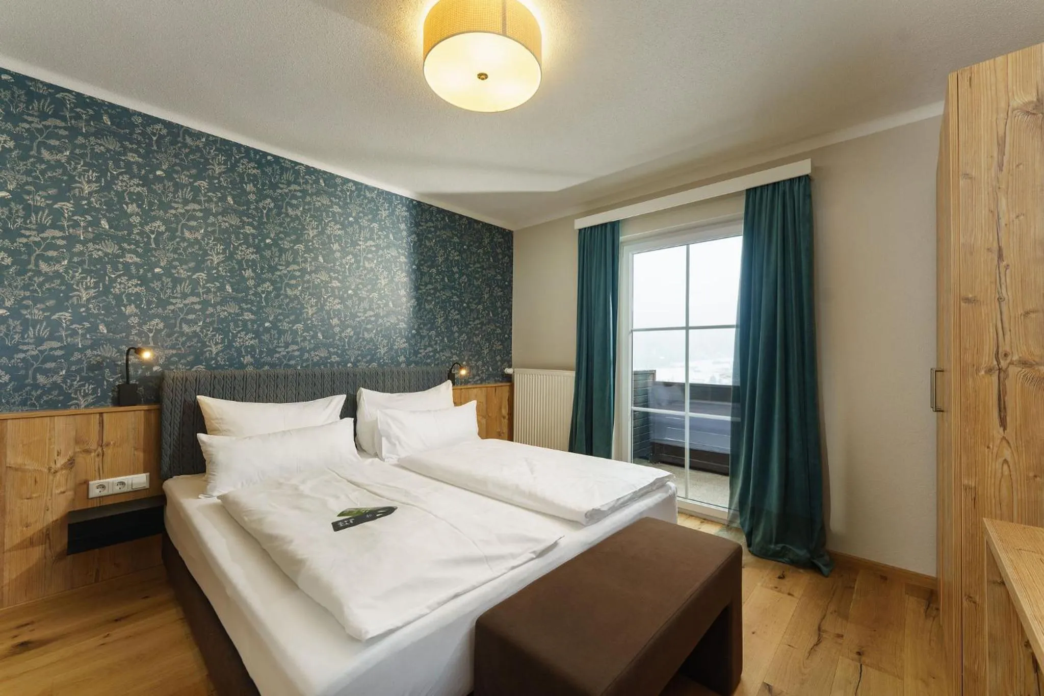 Bed in Landhaus Hubertus Wellness & Breakfast