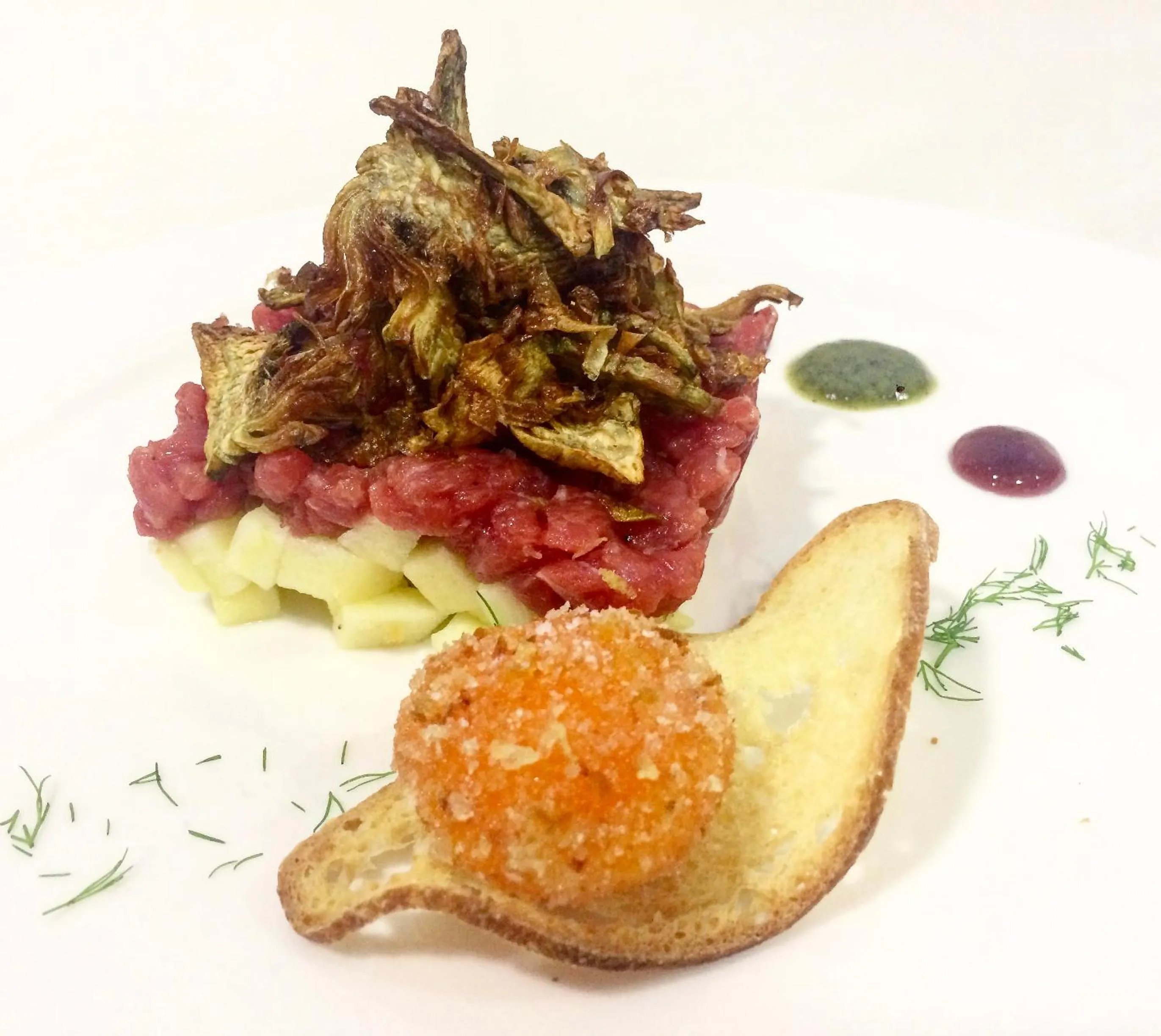 Food and drinks in La Fucina di Vulcano