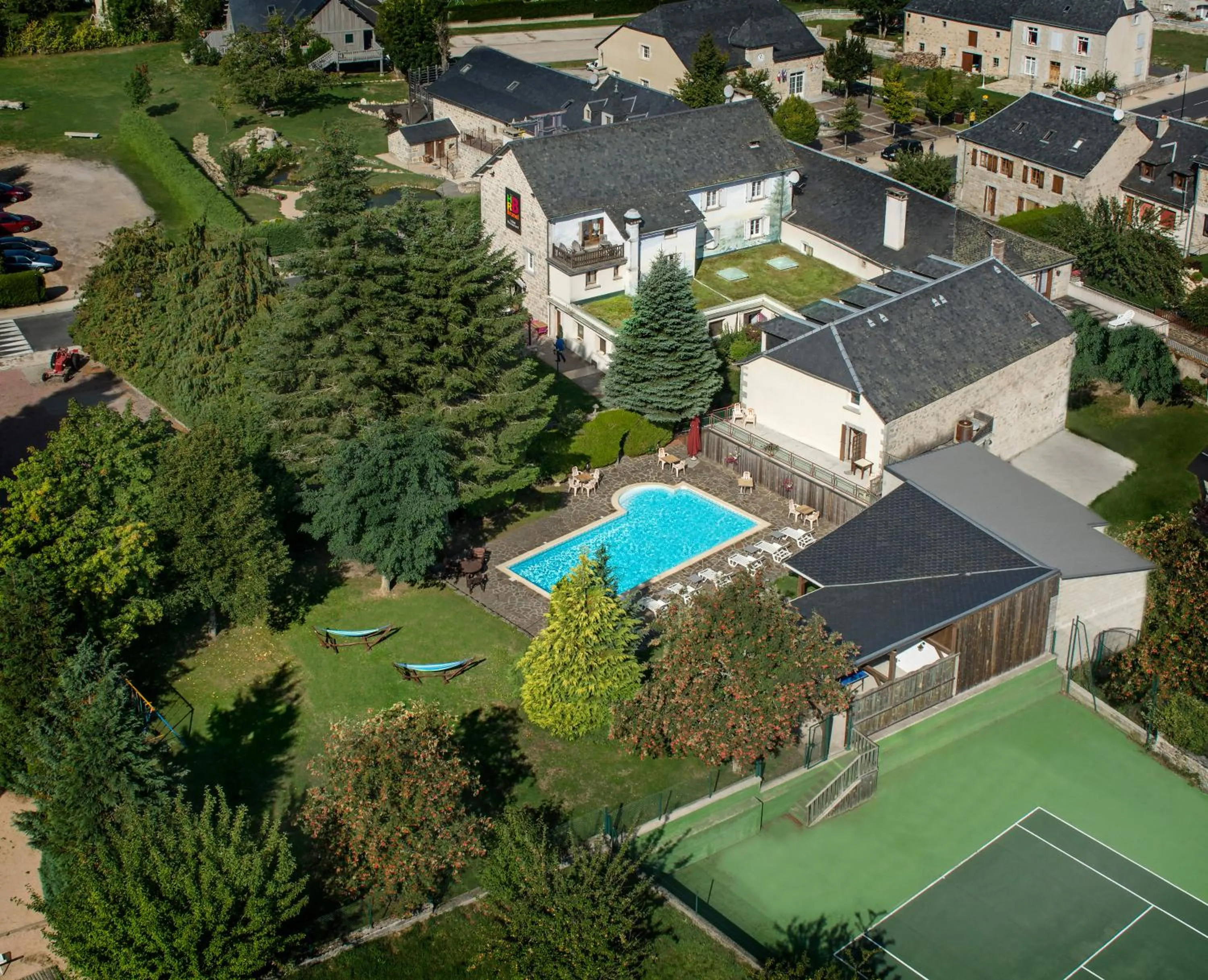 Bird's eye view in Hotel Le Rocher Blanc