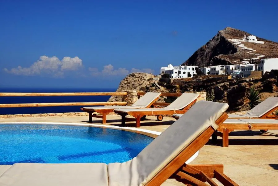 Swimming pool in Anemousa Hotel