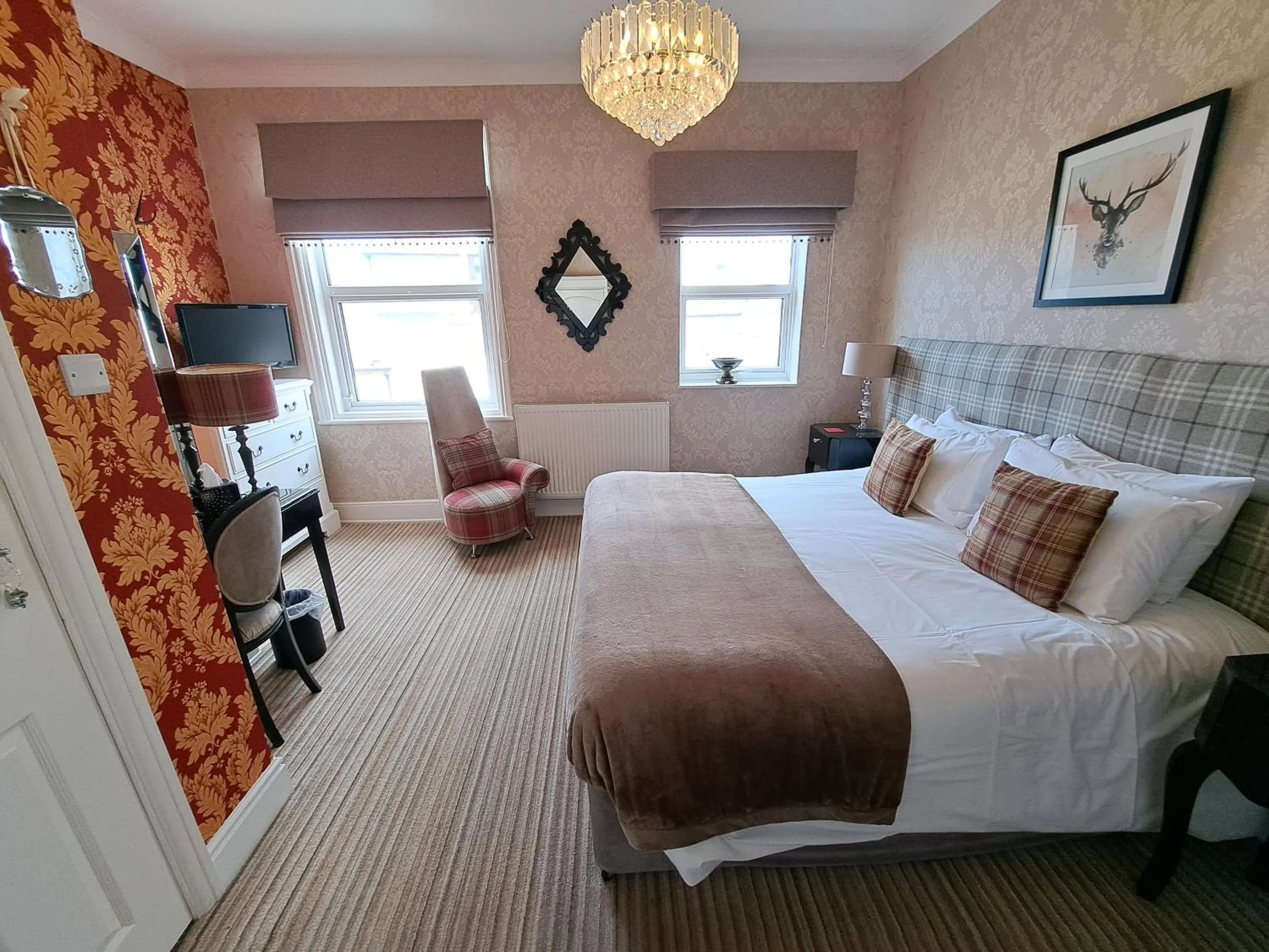 Bed in The Ambassador Townhouse