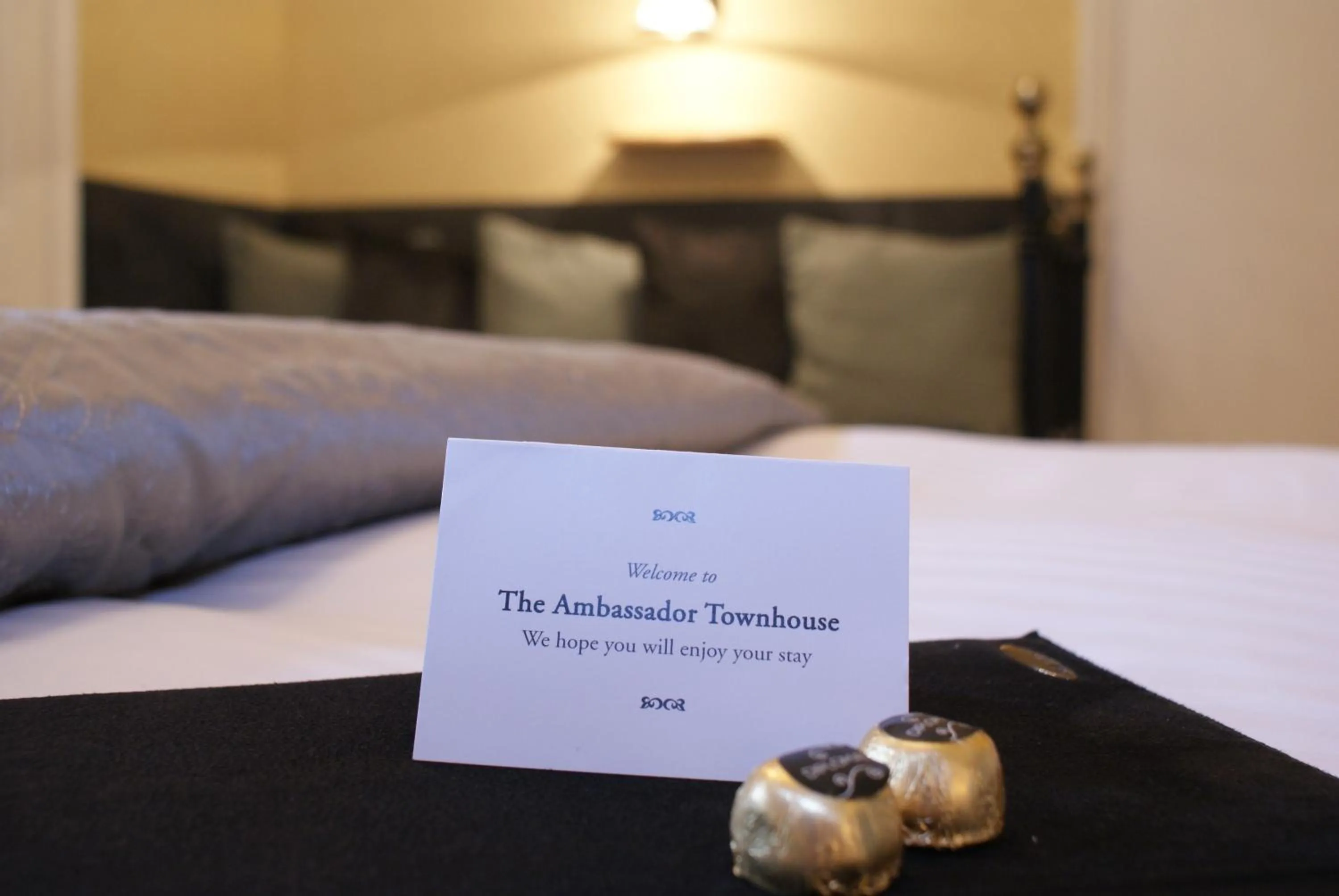 Decorative detail, Bed in The Ambassador Townhouse