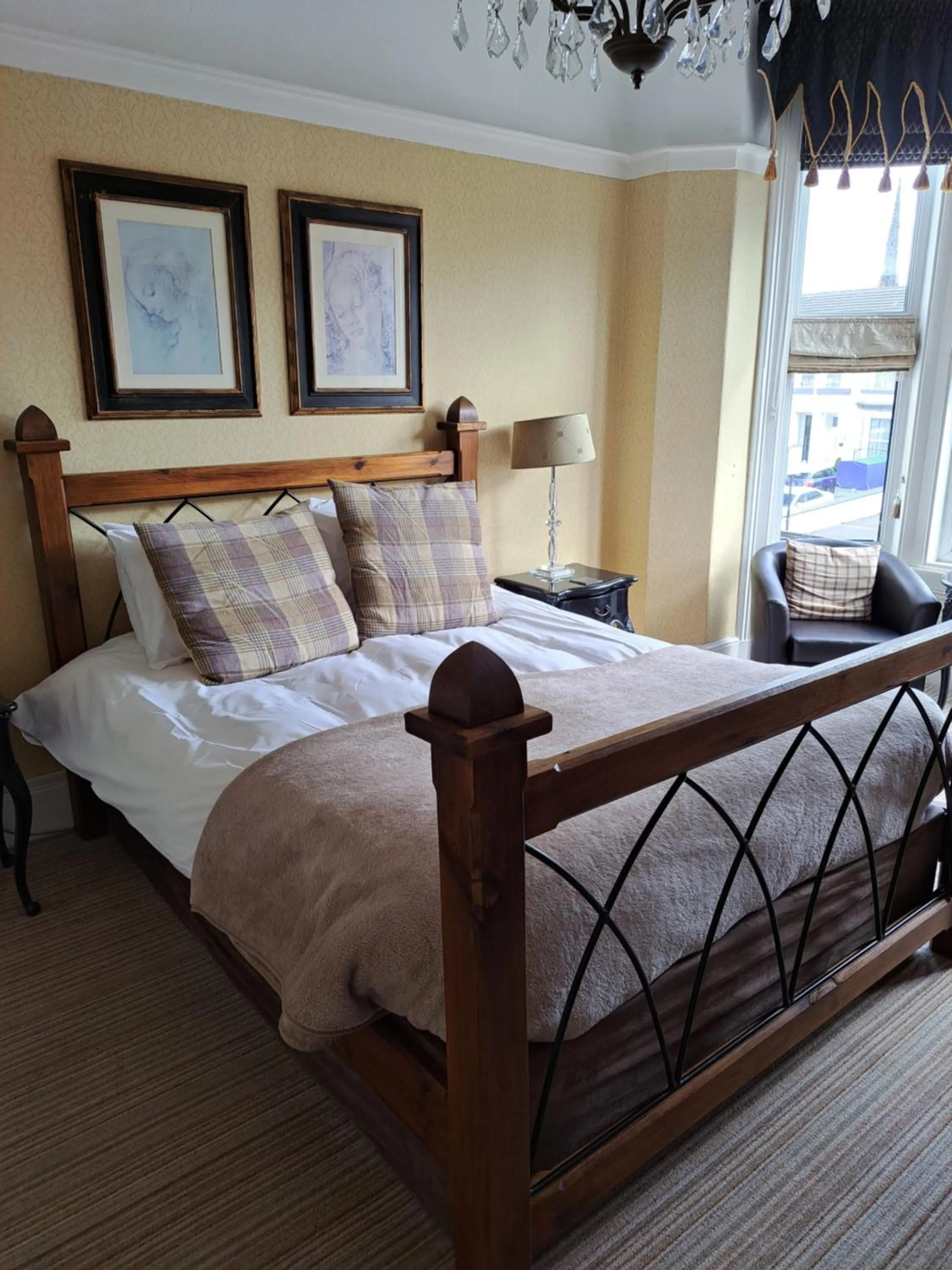 Bed in The Ambassador Townhouse