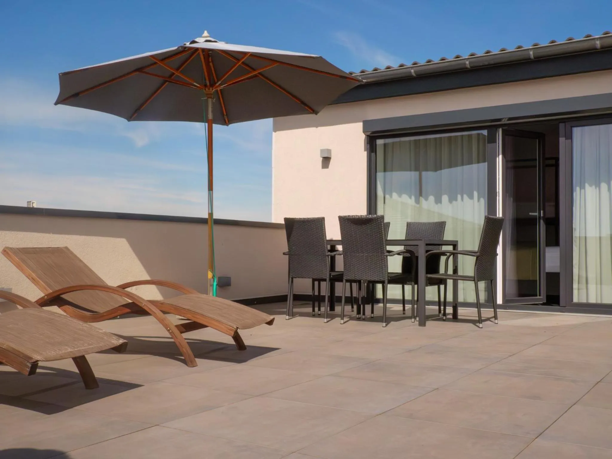 Balcony/Terrace in Hotel Sleep & Dream Nähe Europa Park und Rulantica