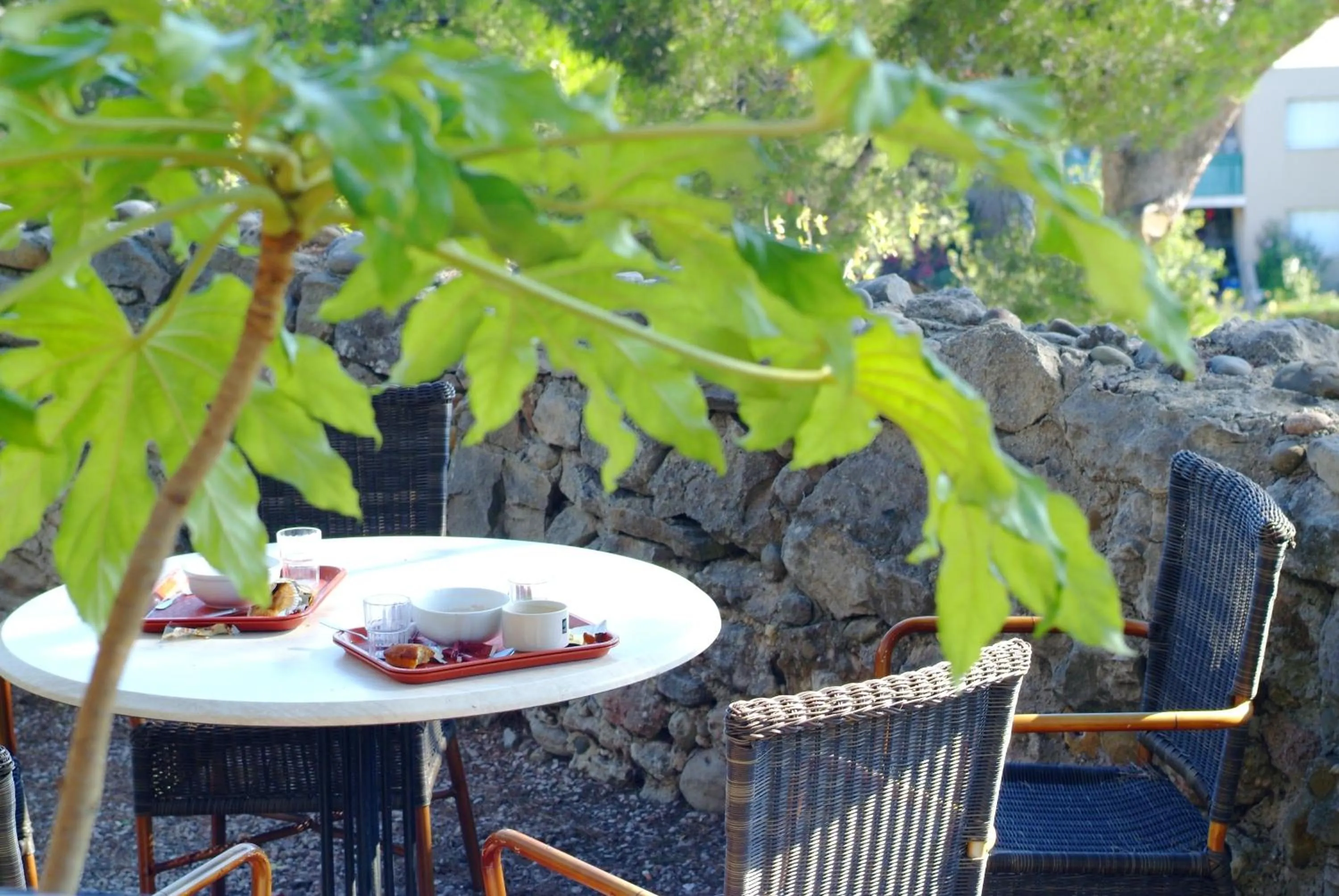 Patio in Hôtel Saint Roch