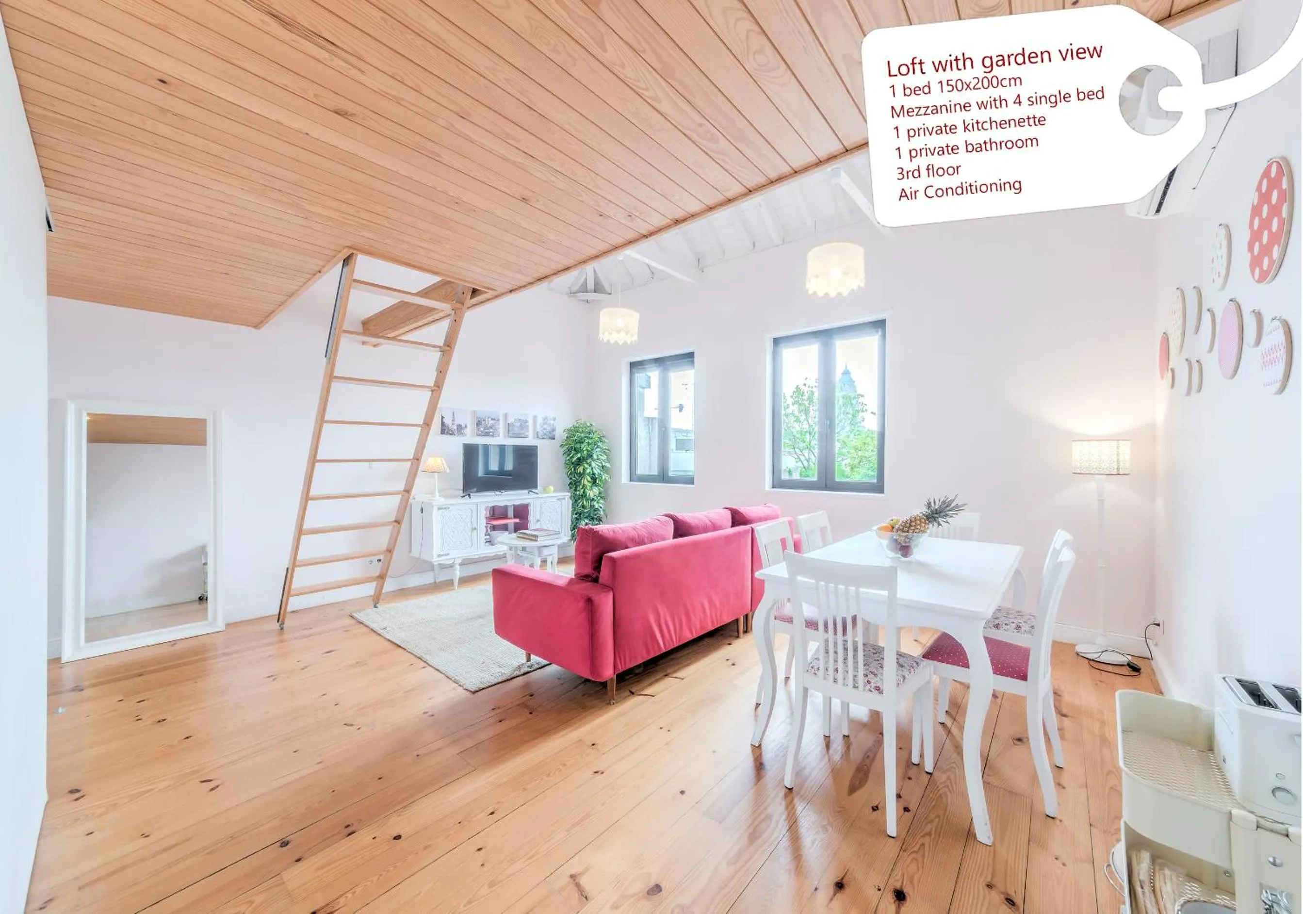 Living room in Look At Me - Serviced Lofts & Studios