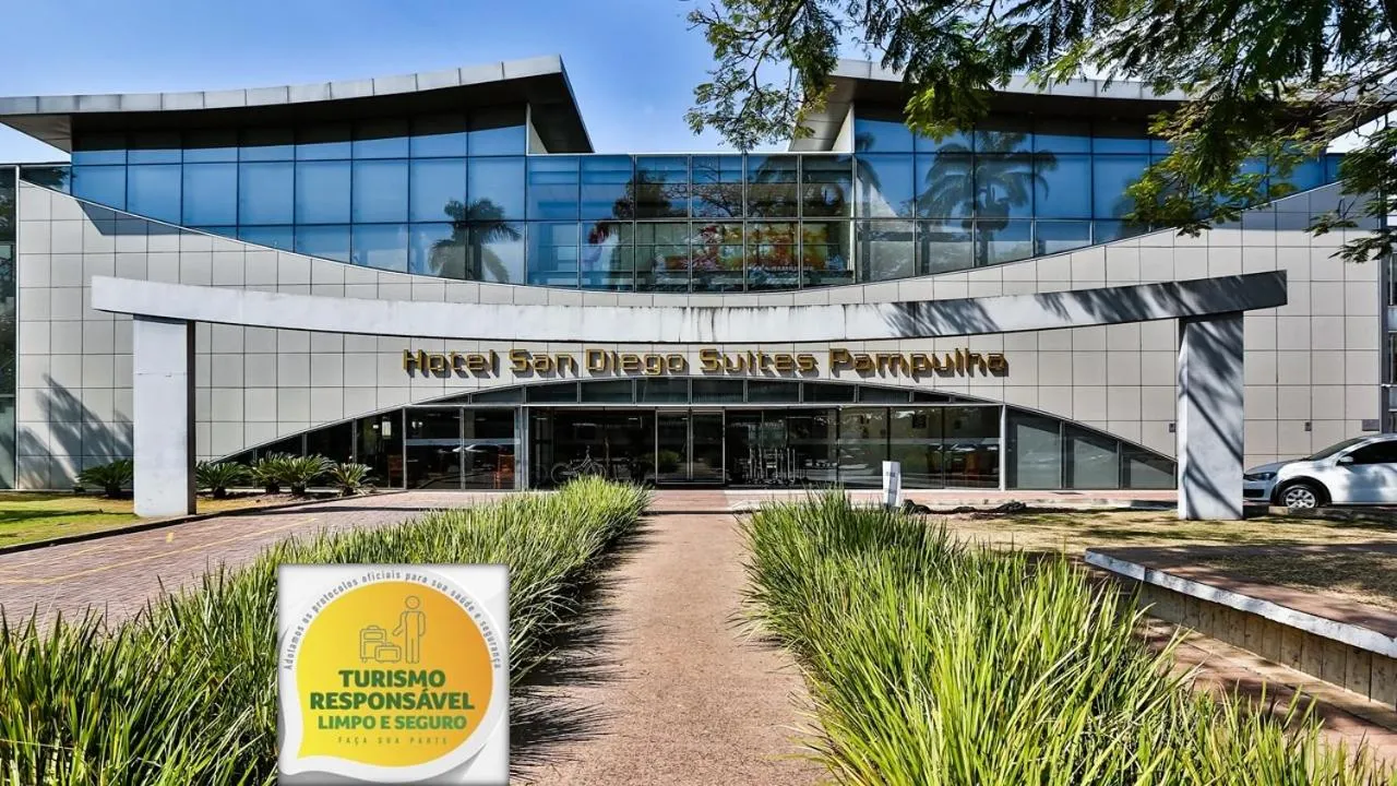 Facade/entrance in San Diego Suites Pampulha Hotel - Oficial