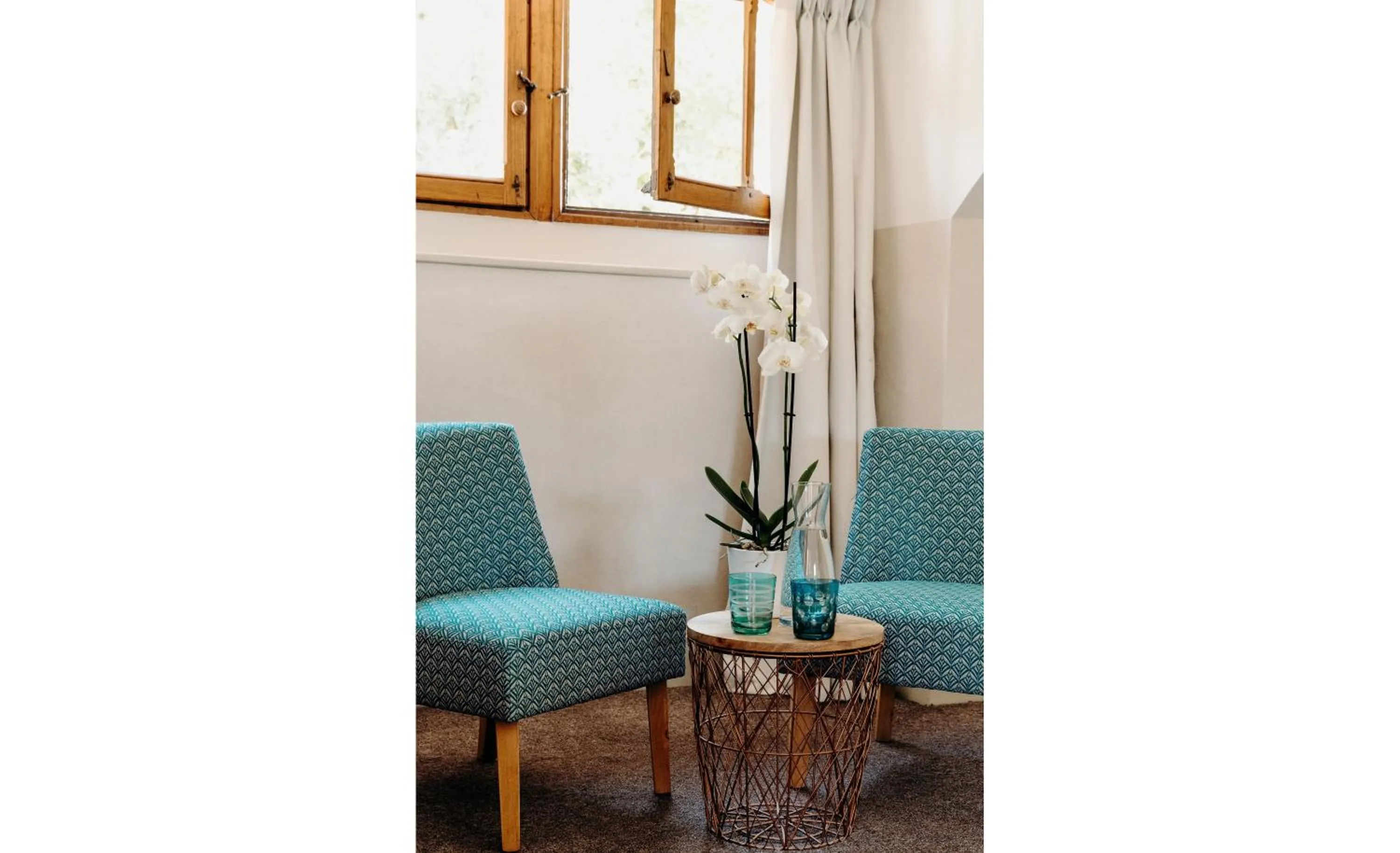 Seating area in Hotel Le Cottage Bise