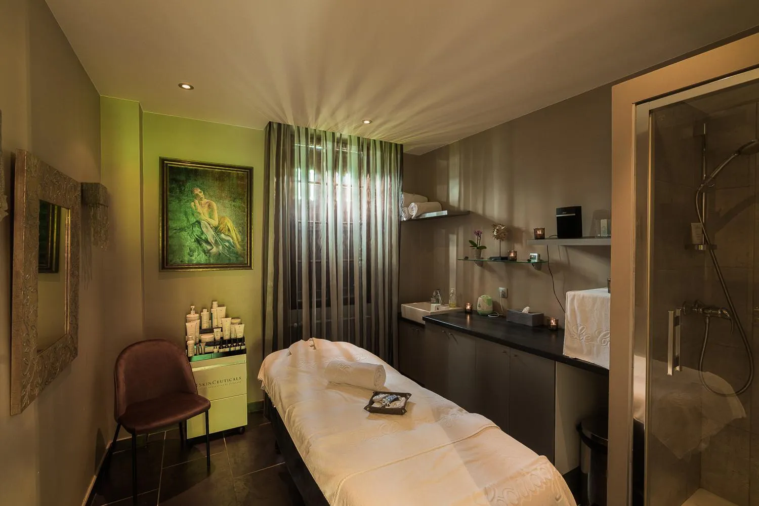 Spa and wellness centre/facilities in Hotel Le Cottage Bise