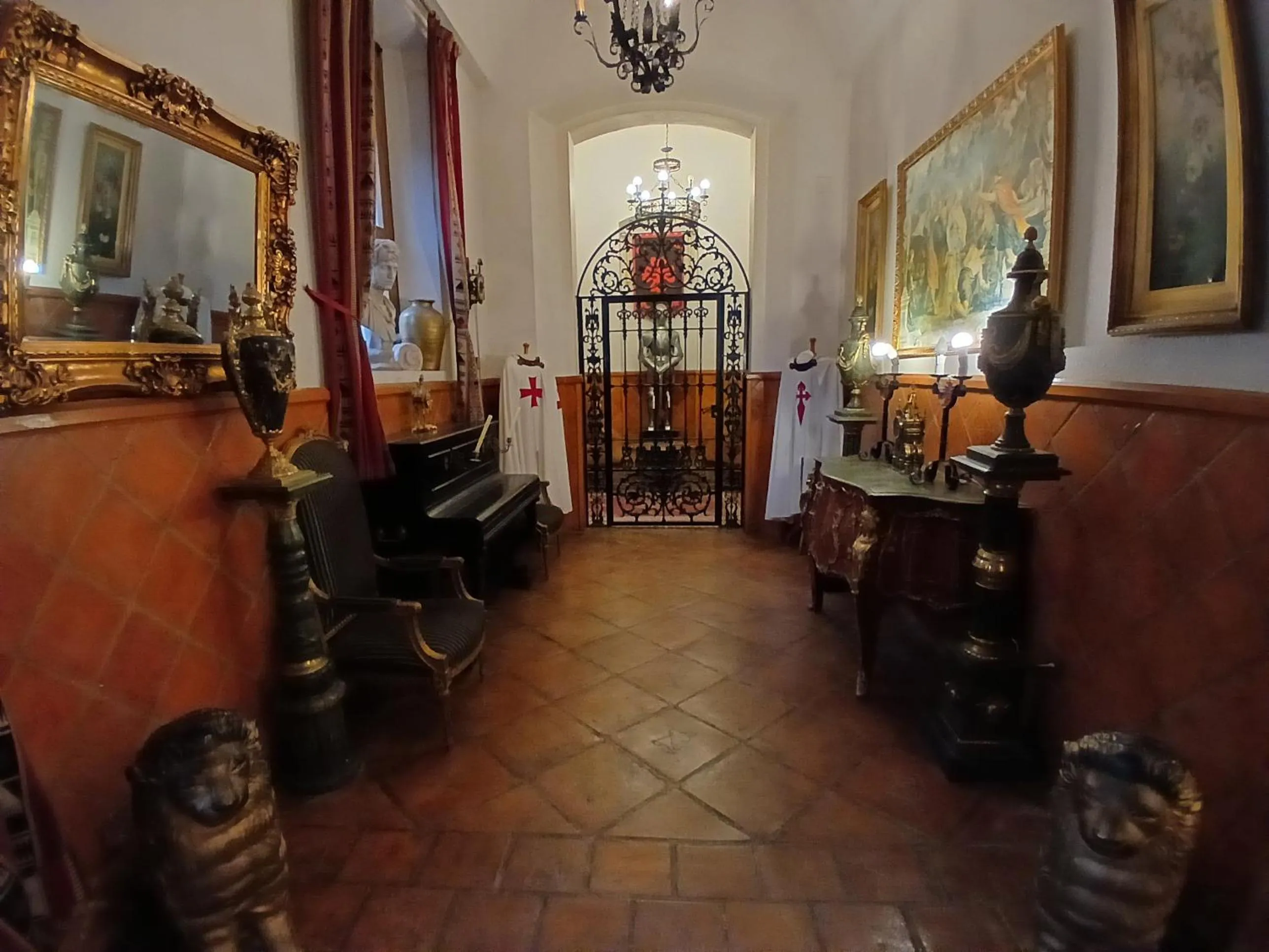 Lobby or reception in Hotel Rural Hospedería de los Calatravos