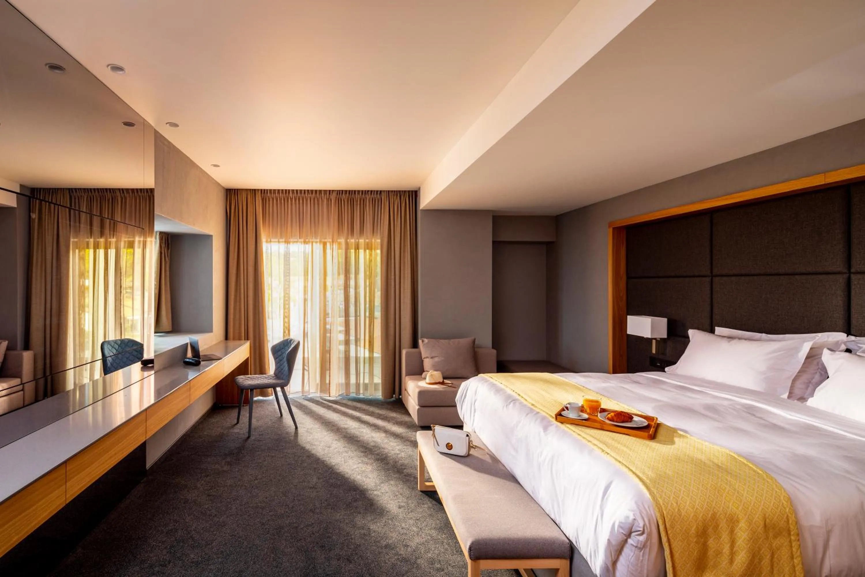 Photo of the whole room, Bed in Mount Athos Resort