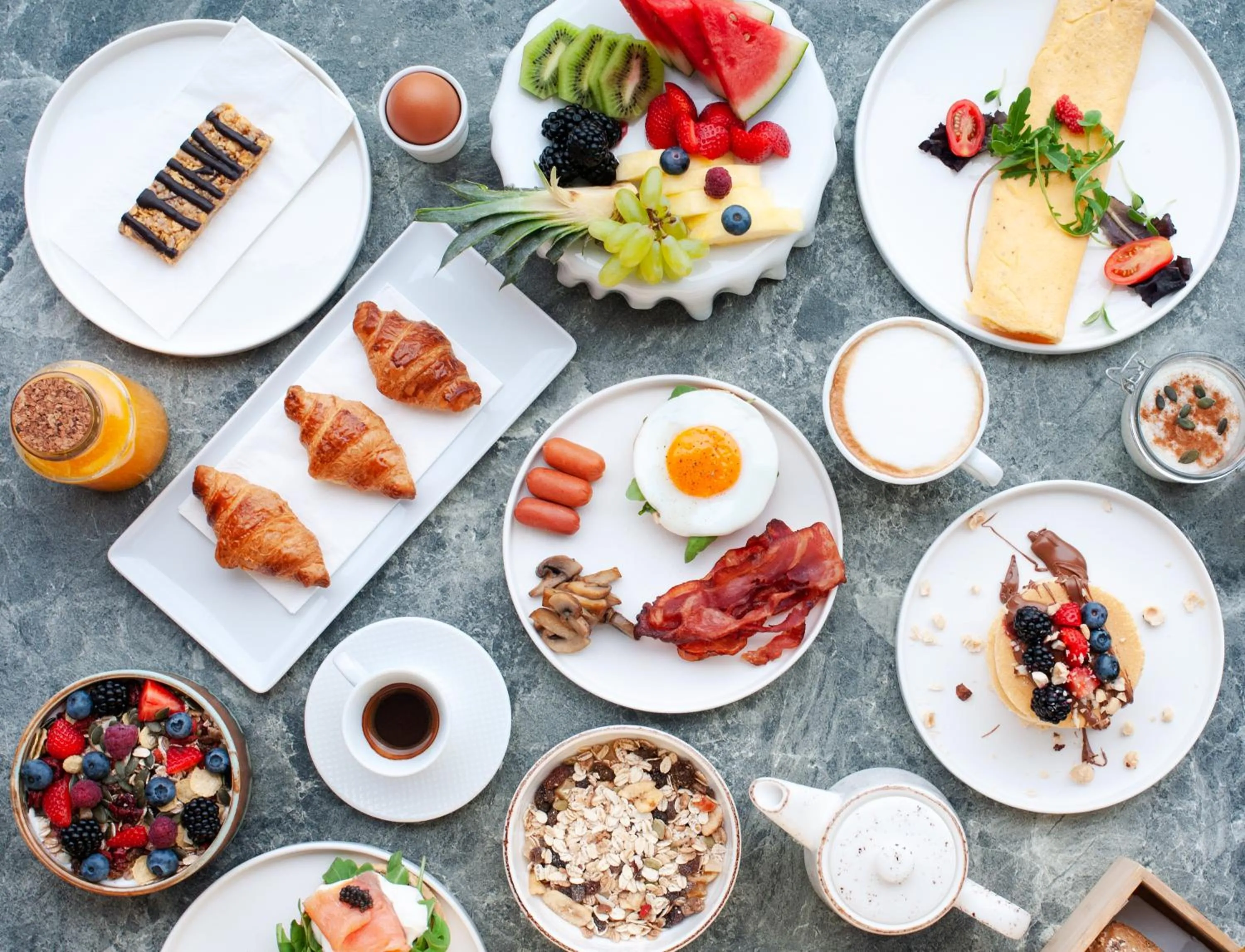 Breakfast in Mount Athos Resort