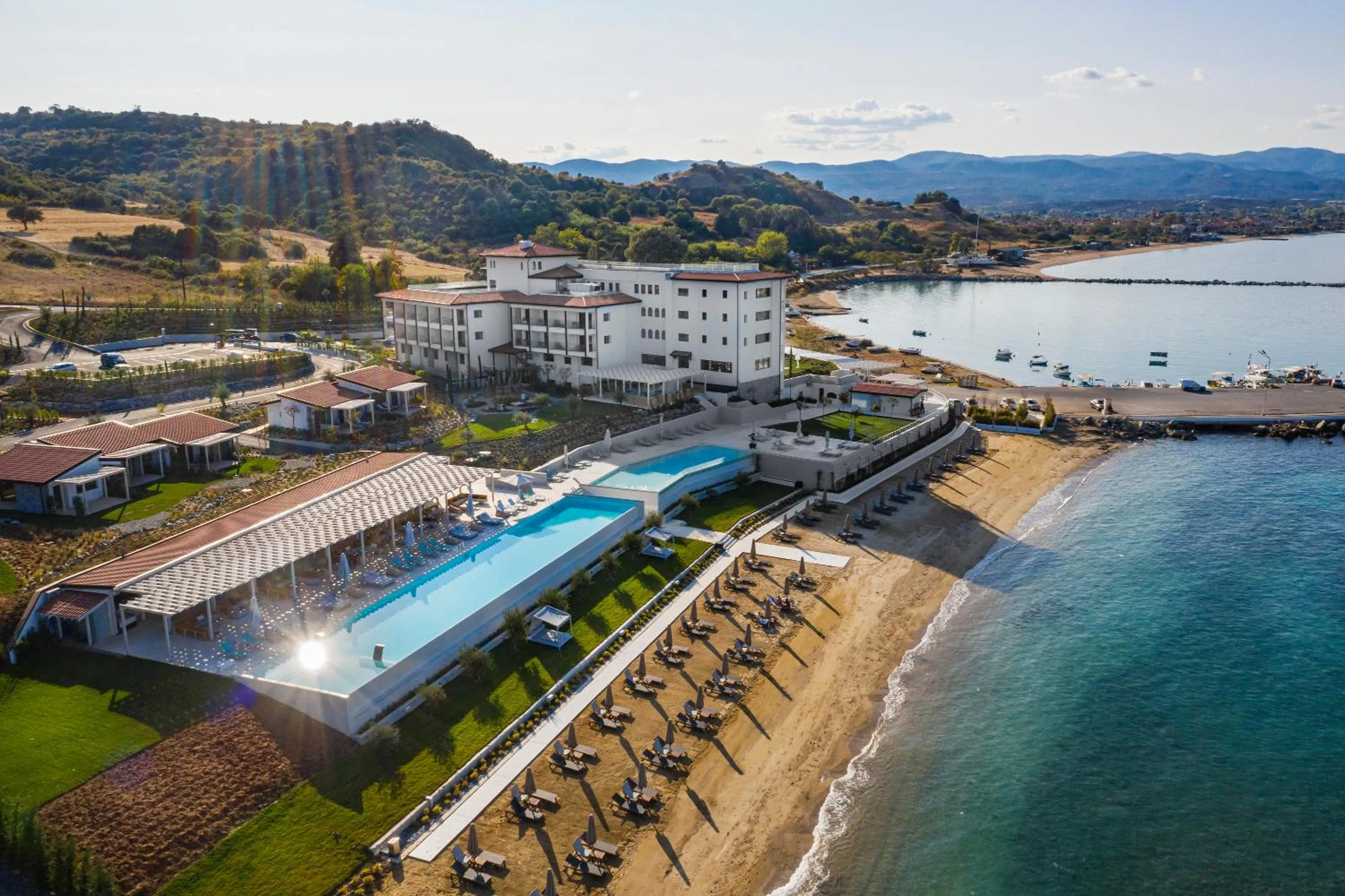 Bird's eye view in Mount Athos Resort