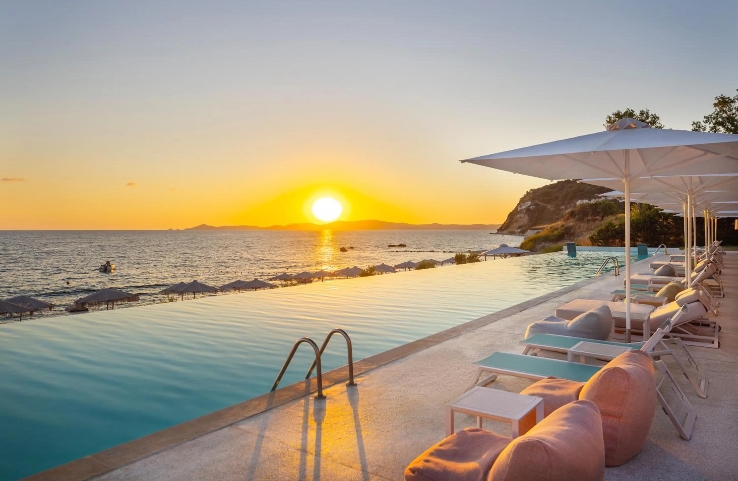 Pool view in Mount Athos Resort