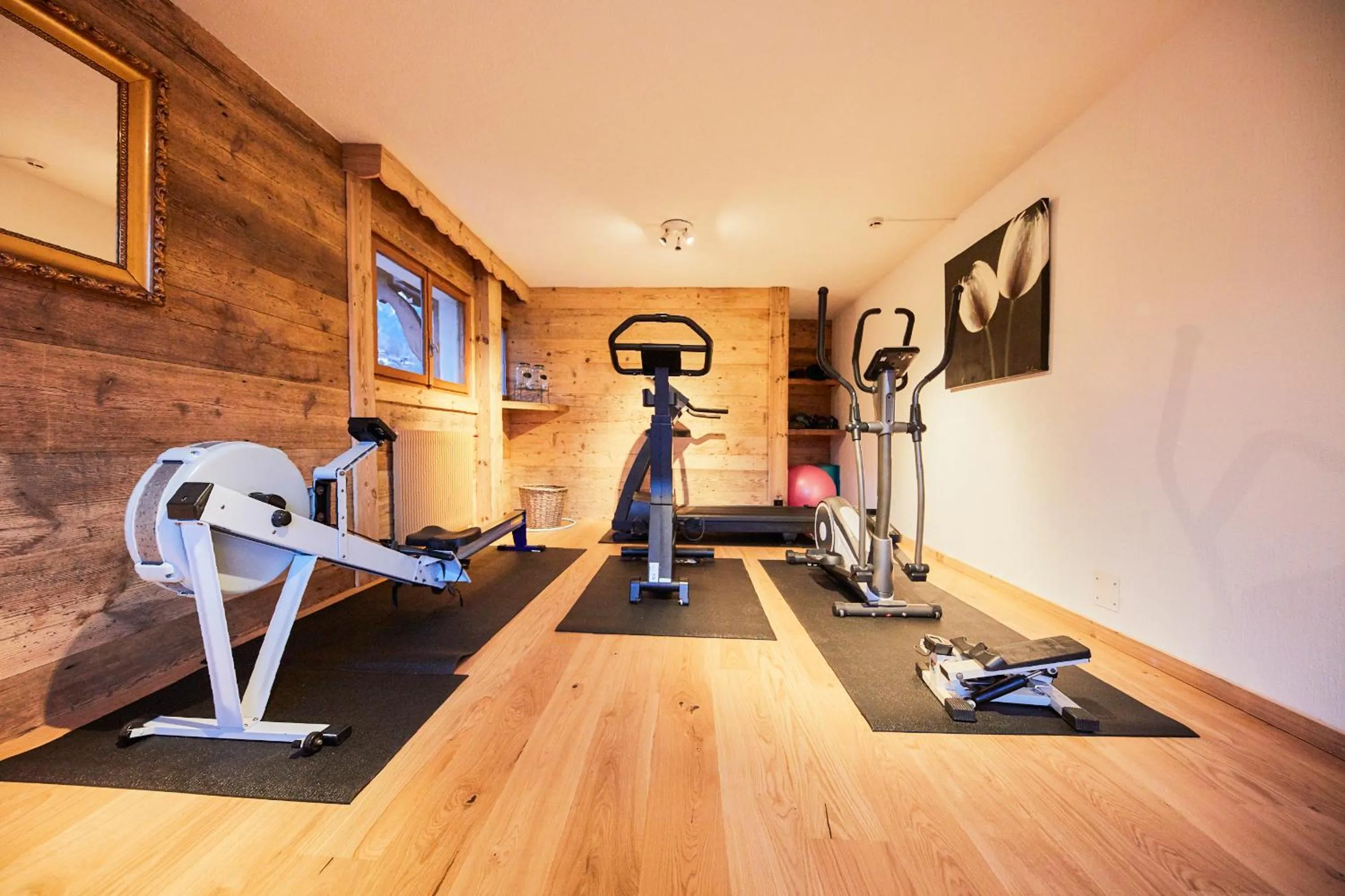 Fitness centre/facilities in Chalet-Hôtel Neige et Roc, The Originals Relais