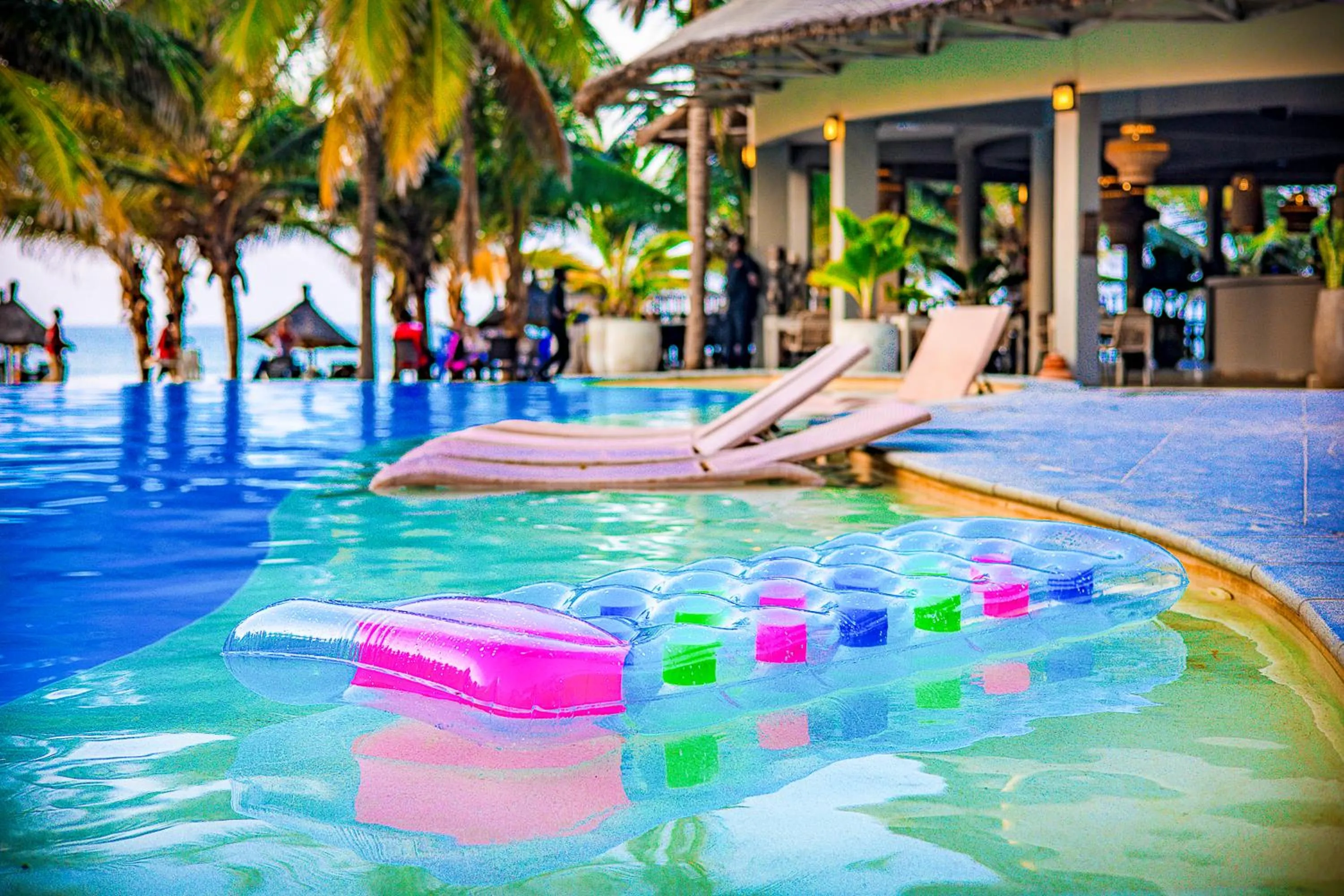 Pool view in Balafon Beach Resort