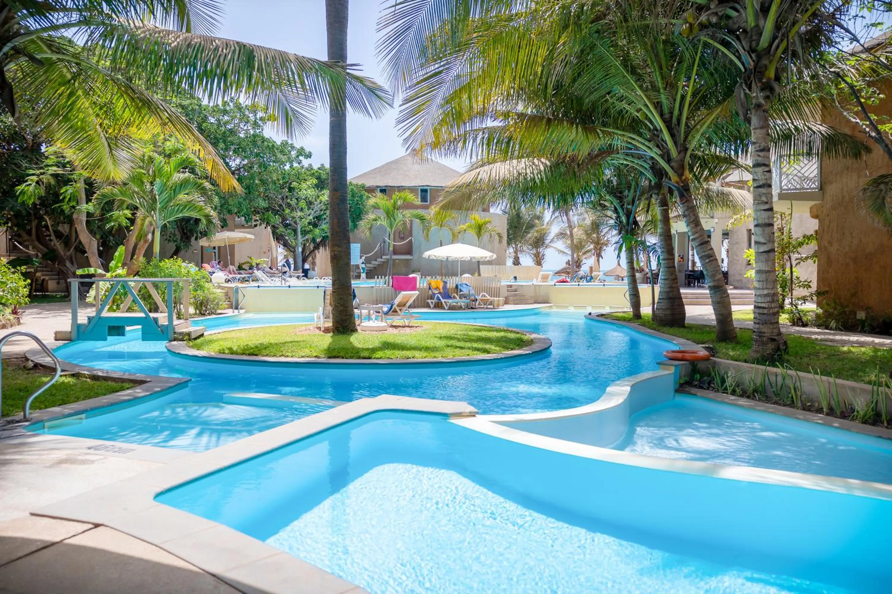Pool view in Balafon Beach Resort