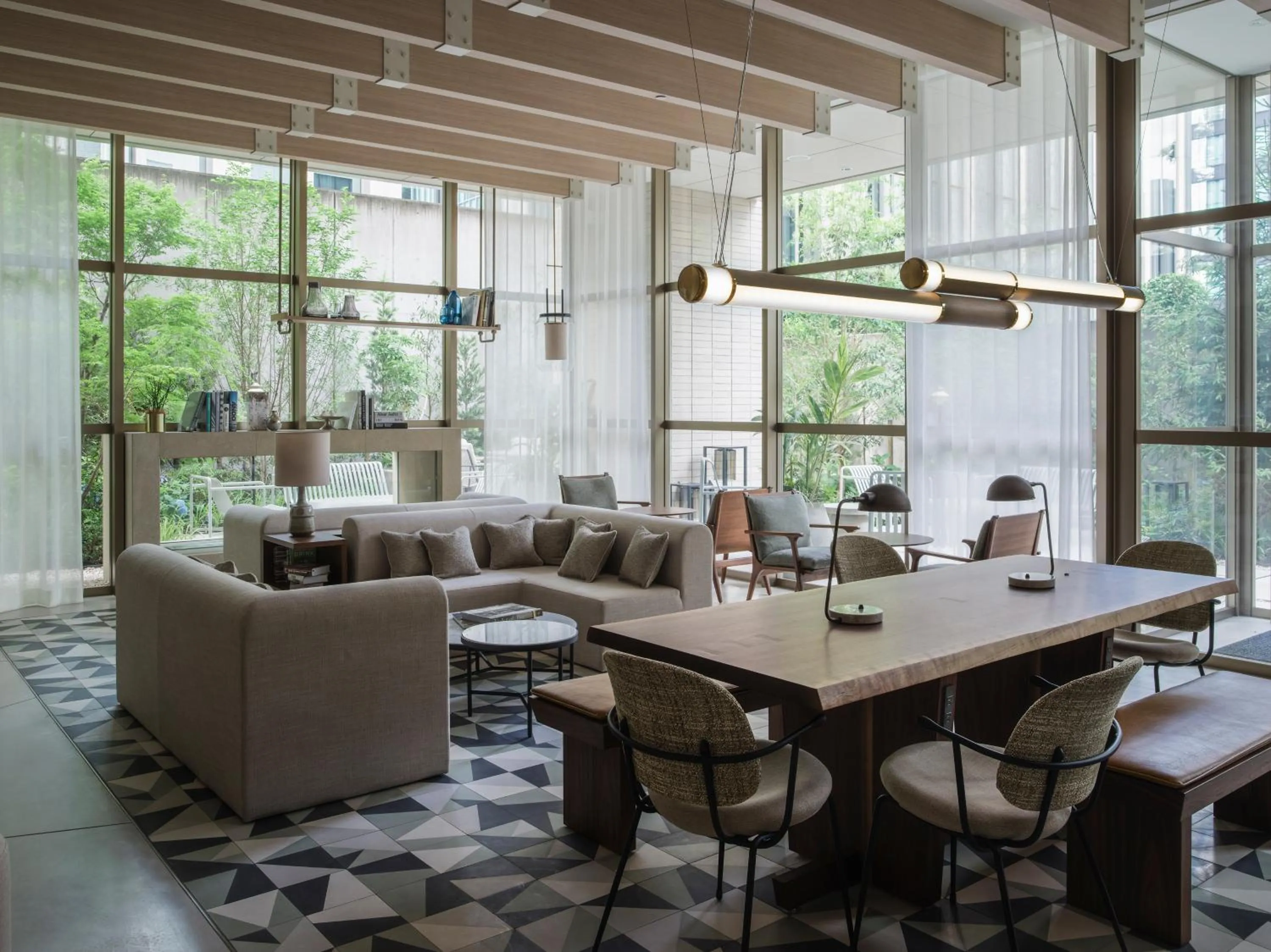 Communal lounge/ TV room in Zentis Osaka