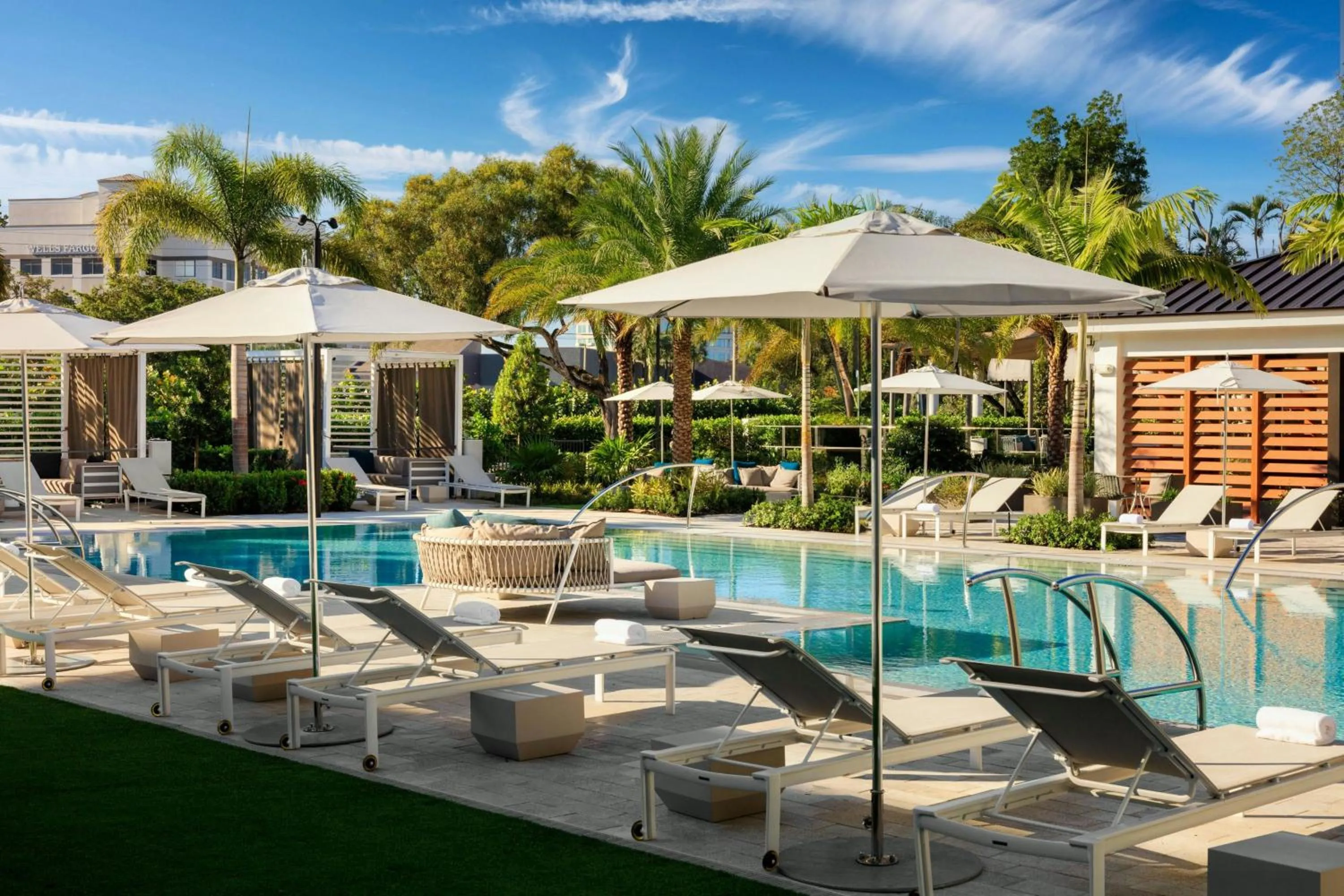 Swimming pool in Renaissance Boca Raton Hotel