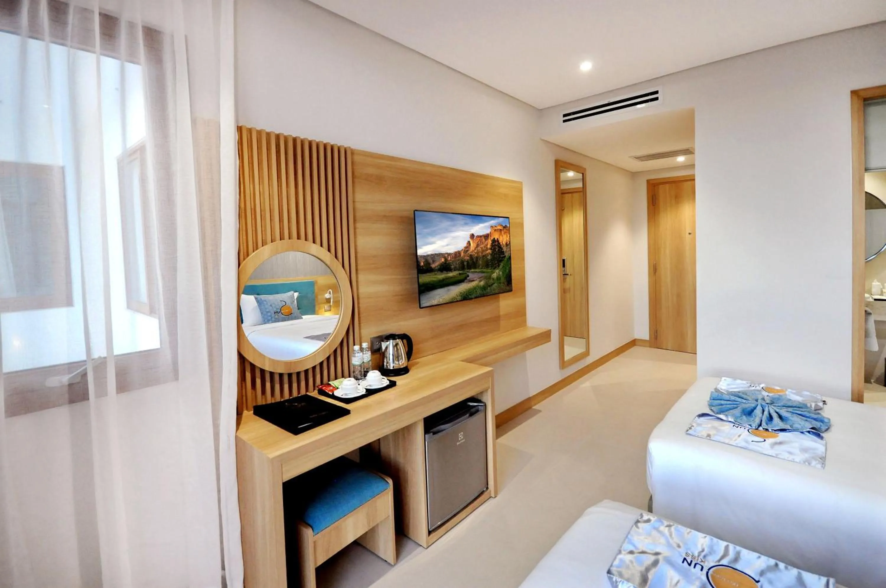 TV and multimedia, Bed in Sun Kiss Hotel