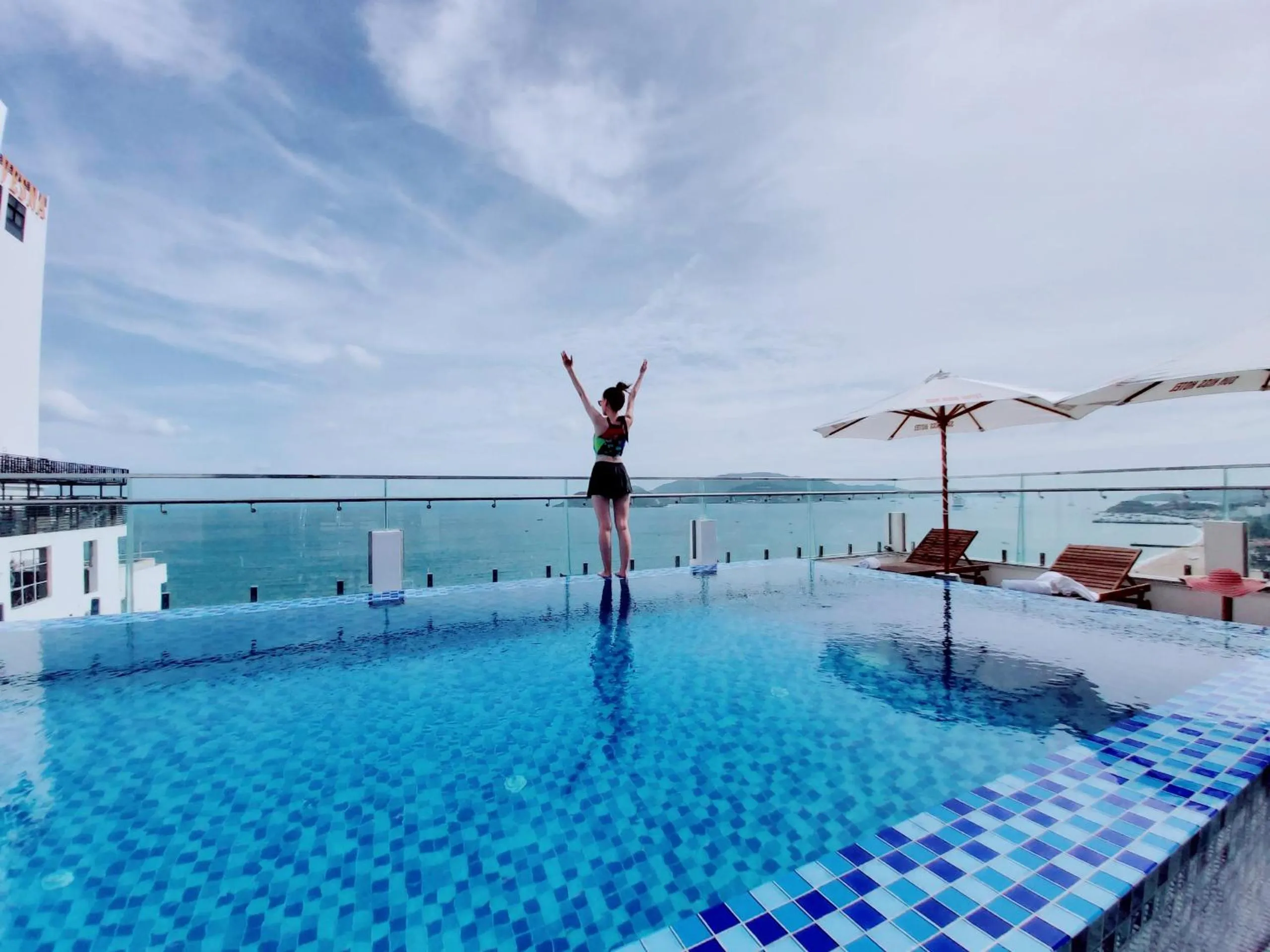 Swimming pool in Sun Kiss Hotel