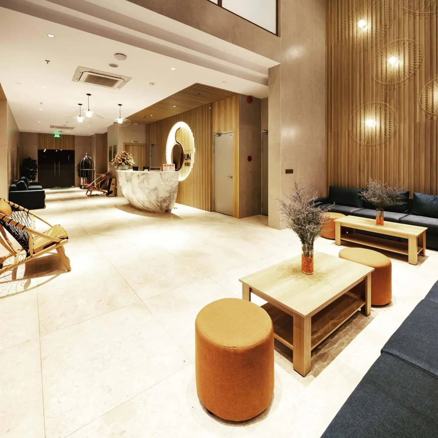 Lobby or reception in Sun Kiss Hotel