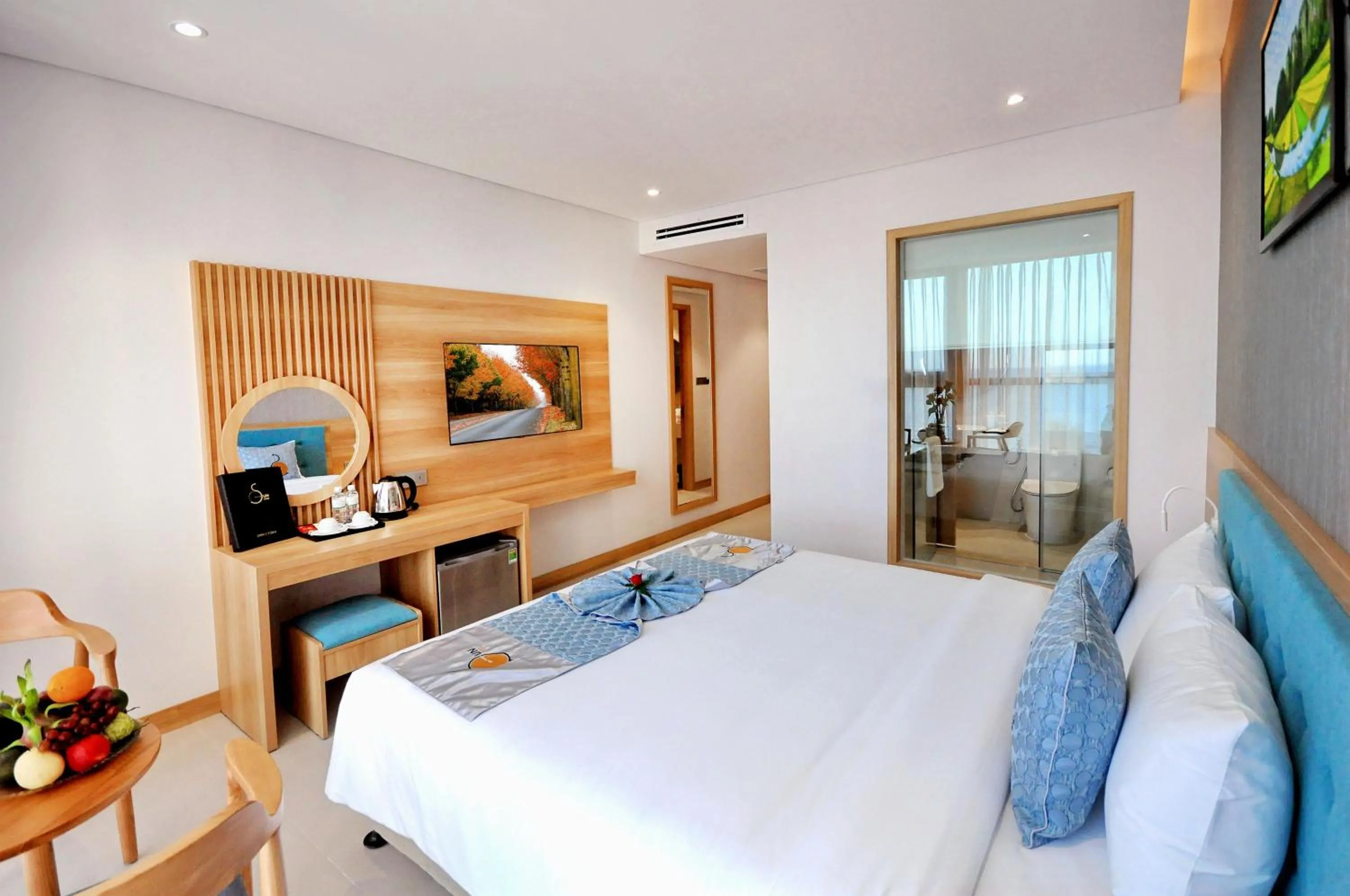 Photo of the whole room, Bed in Sun Kiss Hotel