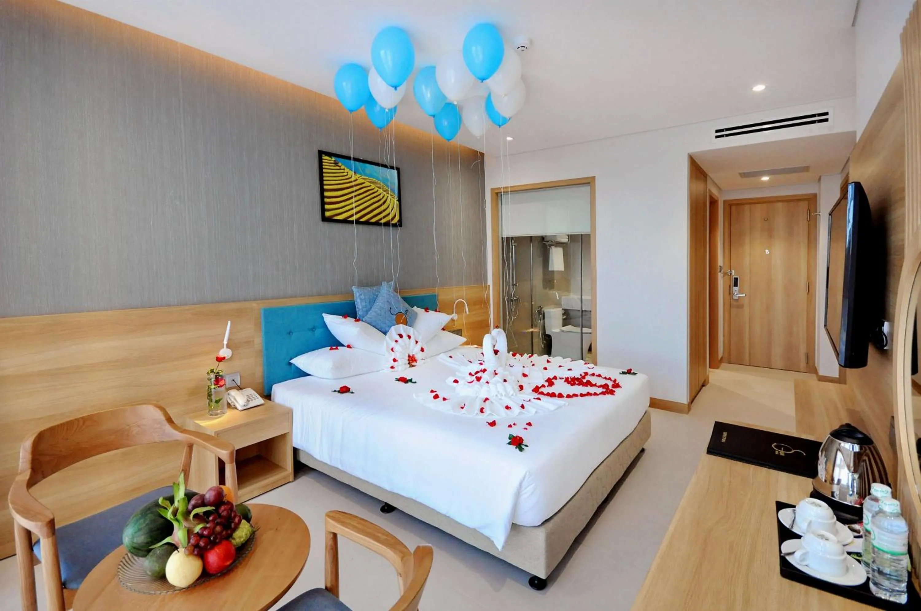 Bed in Sun Kiss Hotel