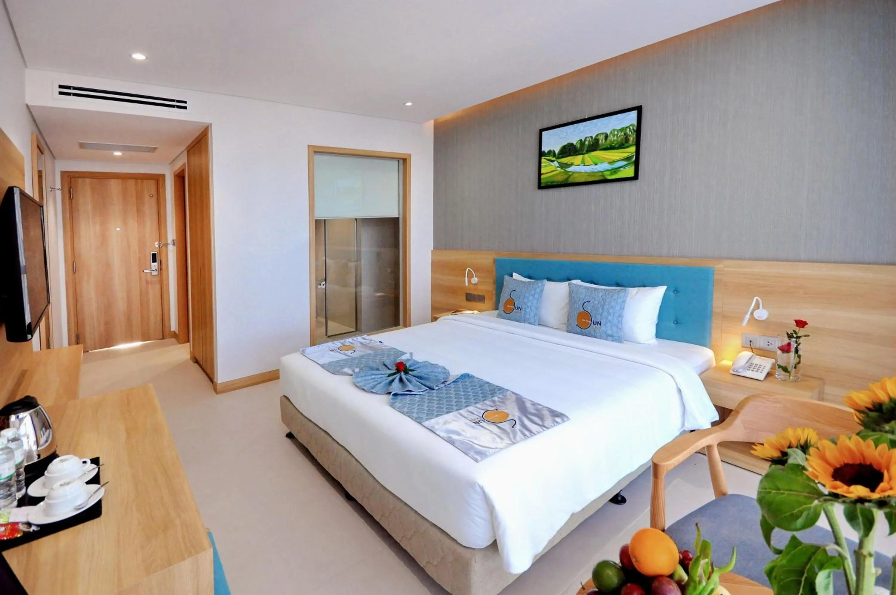 Bed in Sun Kiss Hotel