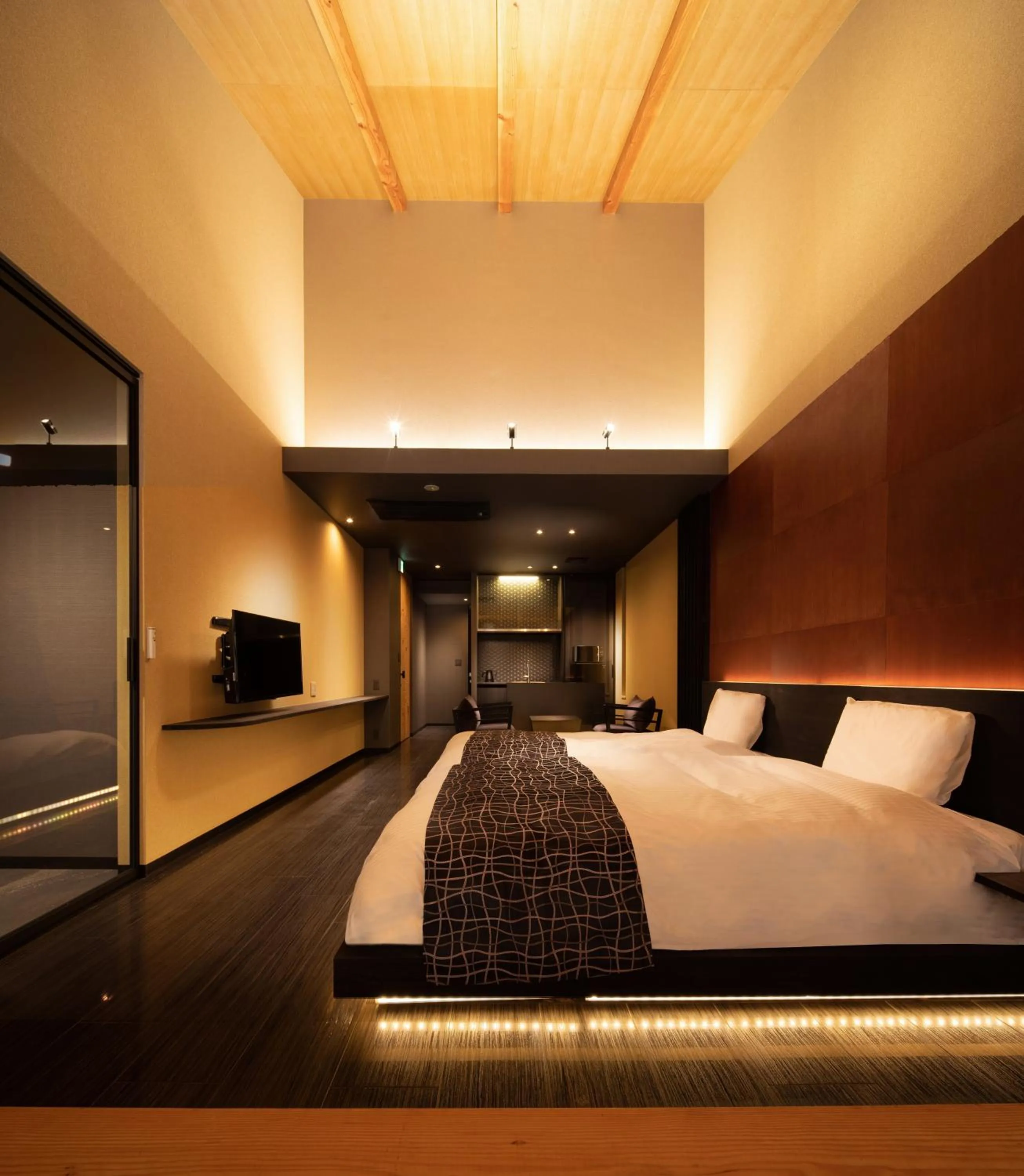 Bed in Tsumugi Tojihigashimonmae