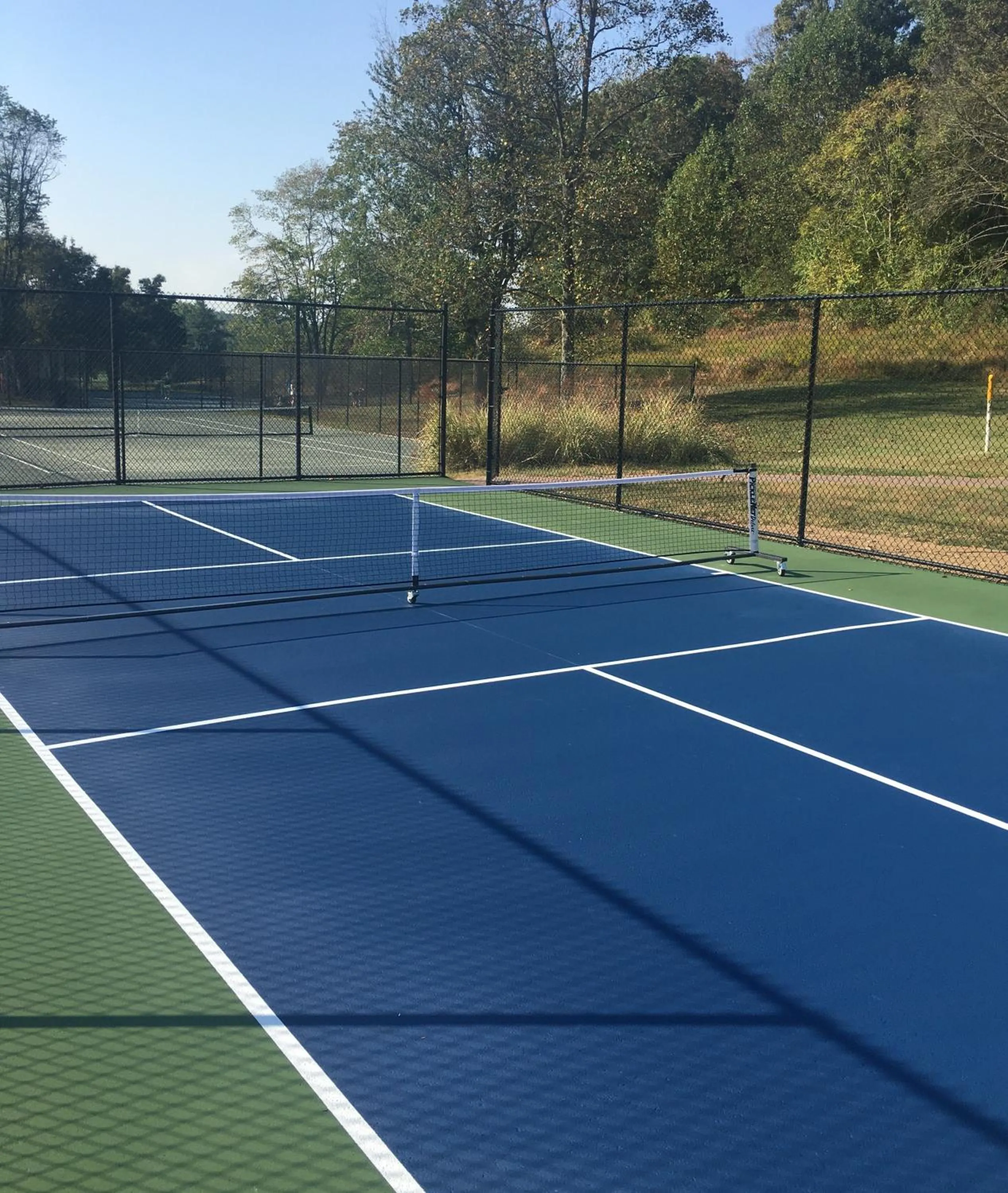 Tennis court in Turf Valley Resort