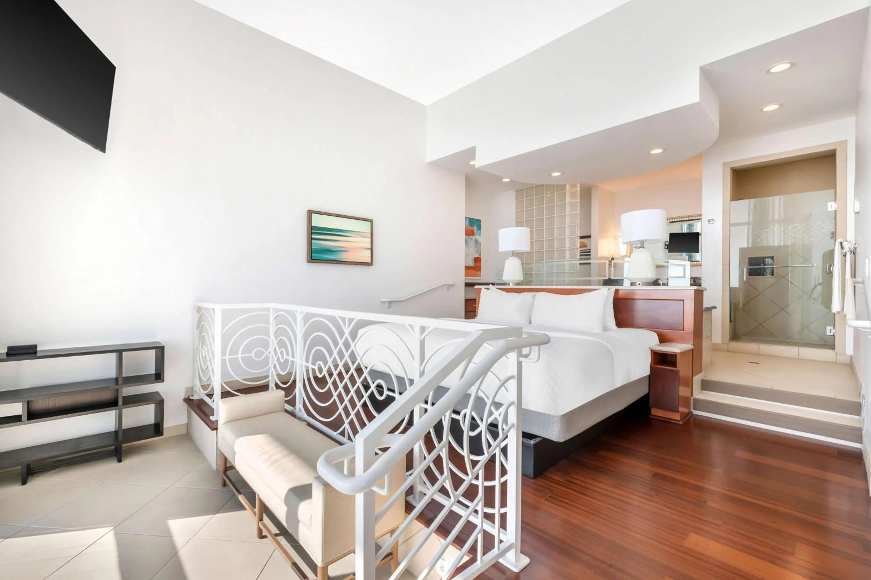 Bed in Hilton Vacation Club Daytona Beach Regency