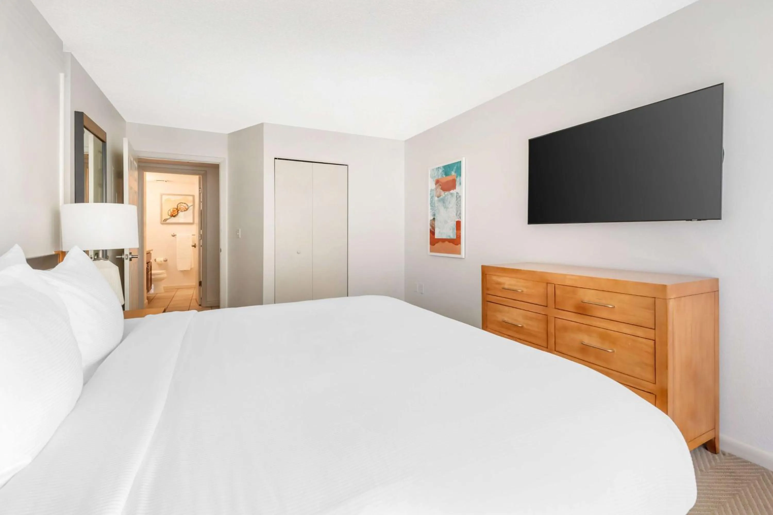 Bed in Hilton Vacation Club Daytona Beach Regency