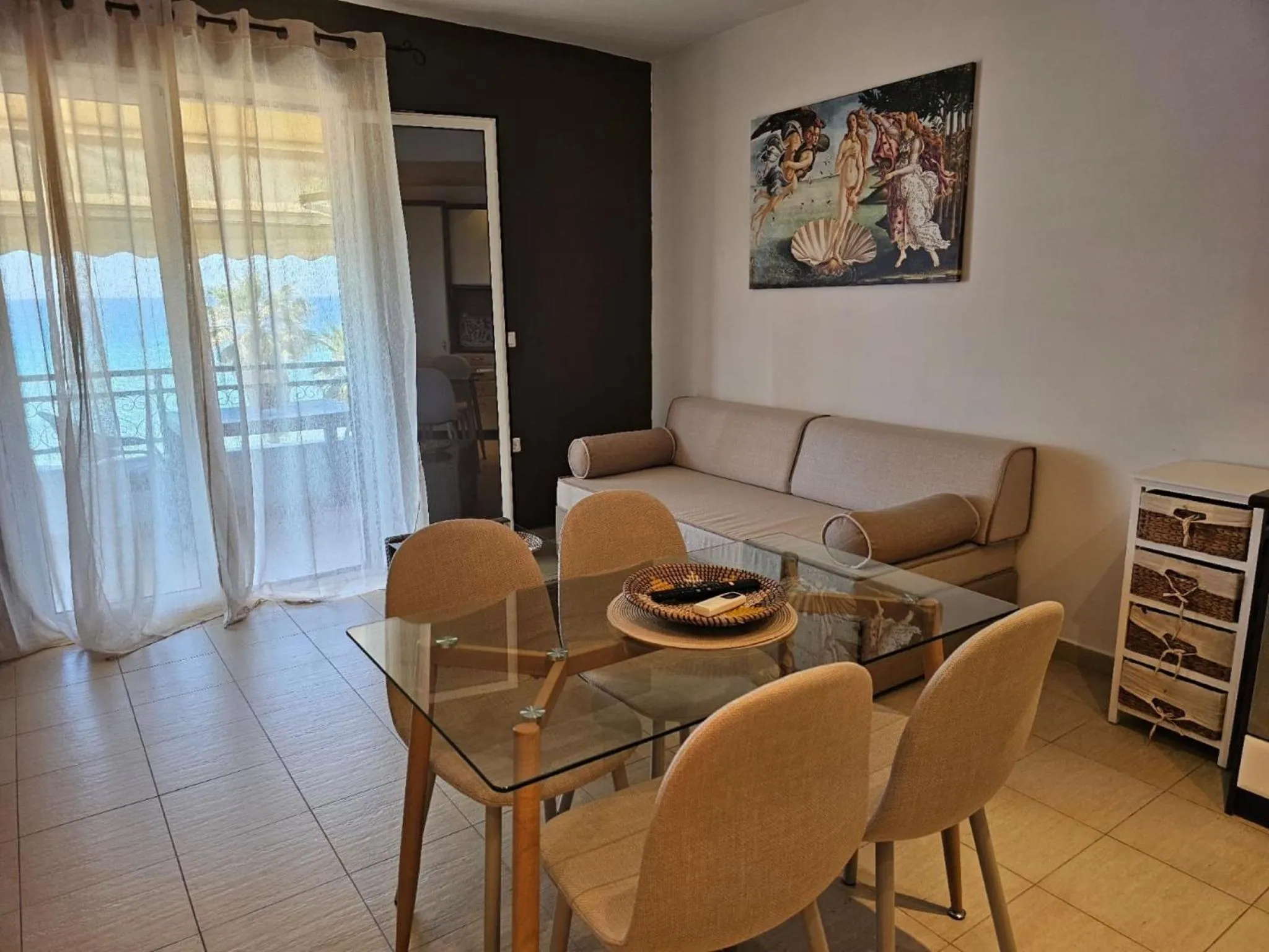 Living room in Corfu Glyfada Menigos Resort 23