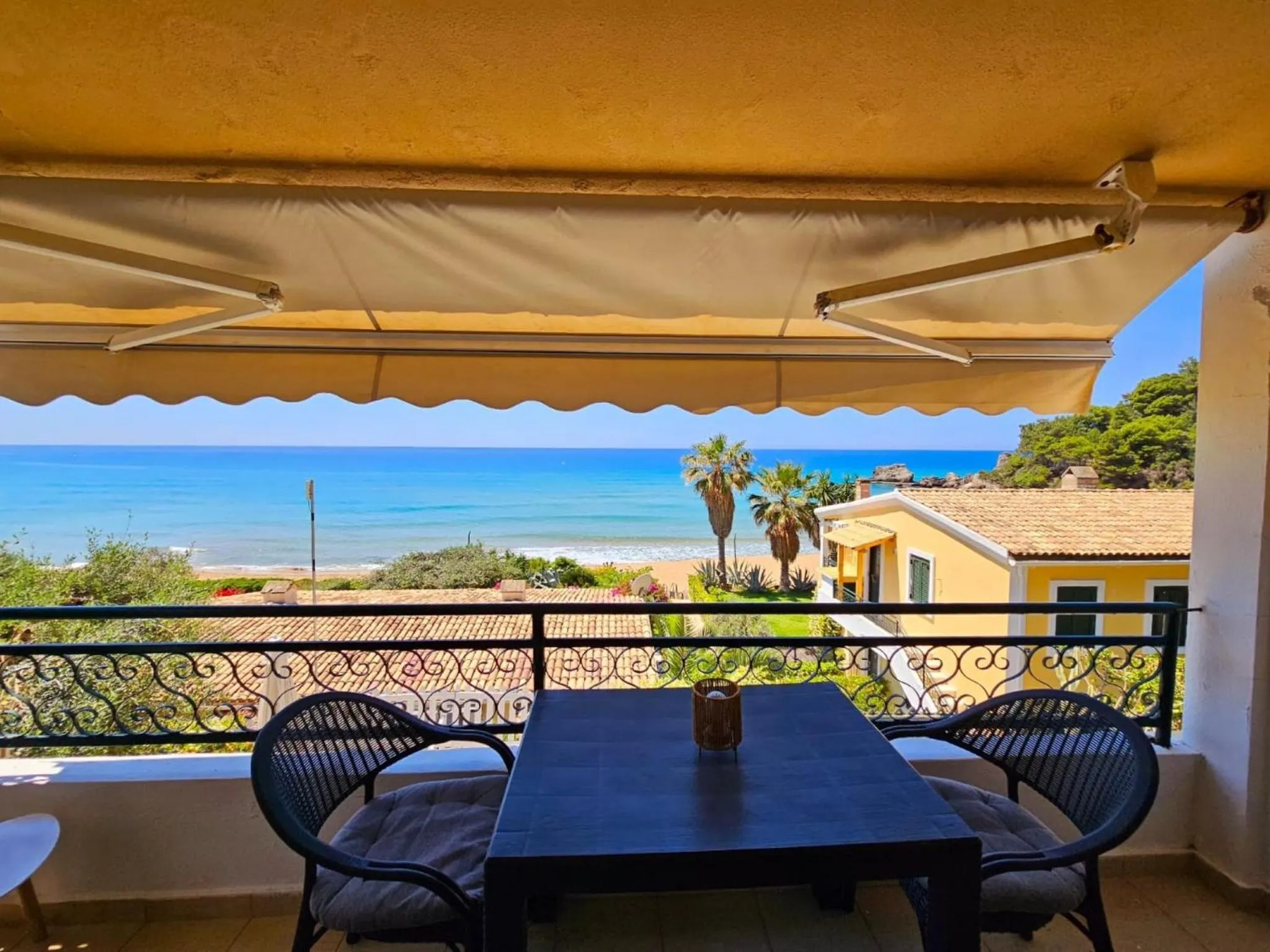 Balcony/Terrace in Corfu Glyfada Menigos Resort 23