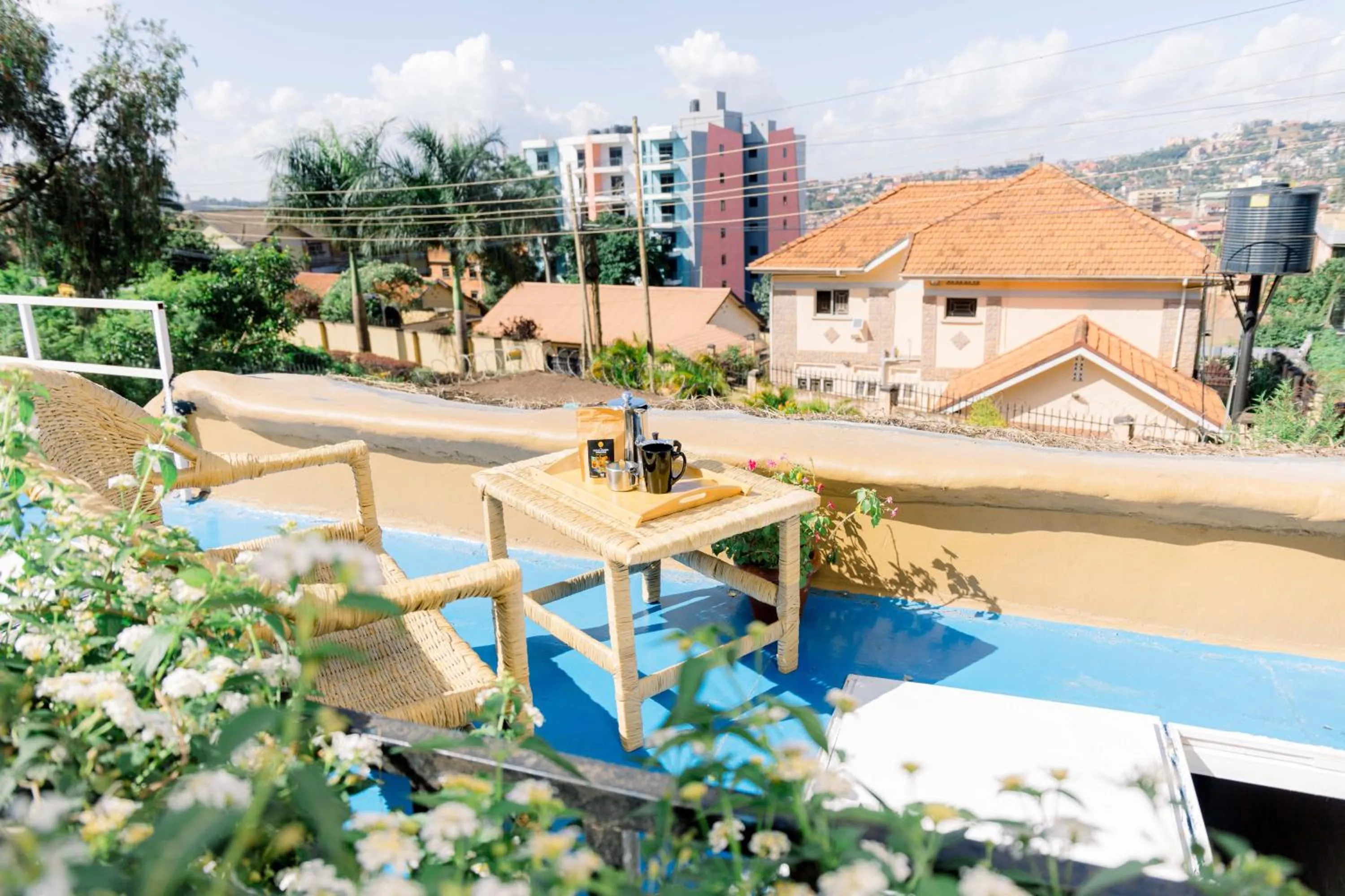 Balcony/Terrace in Acacia Villa Kampala