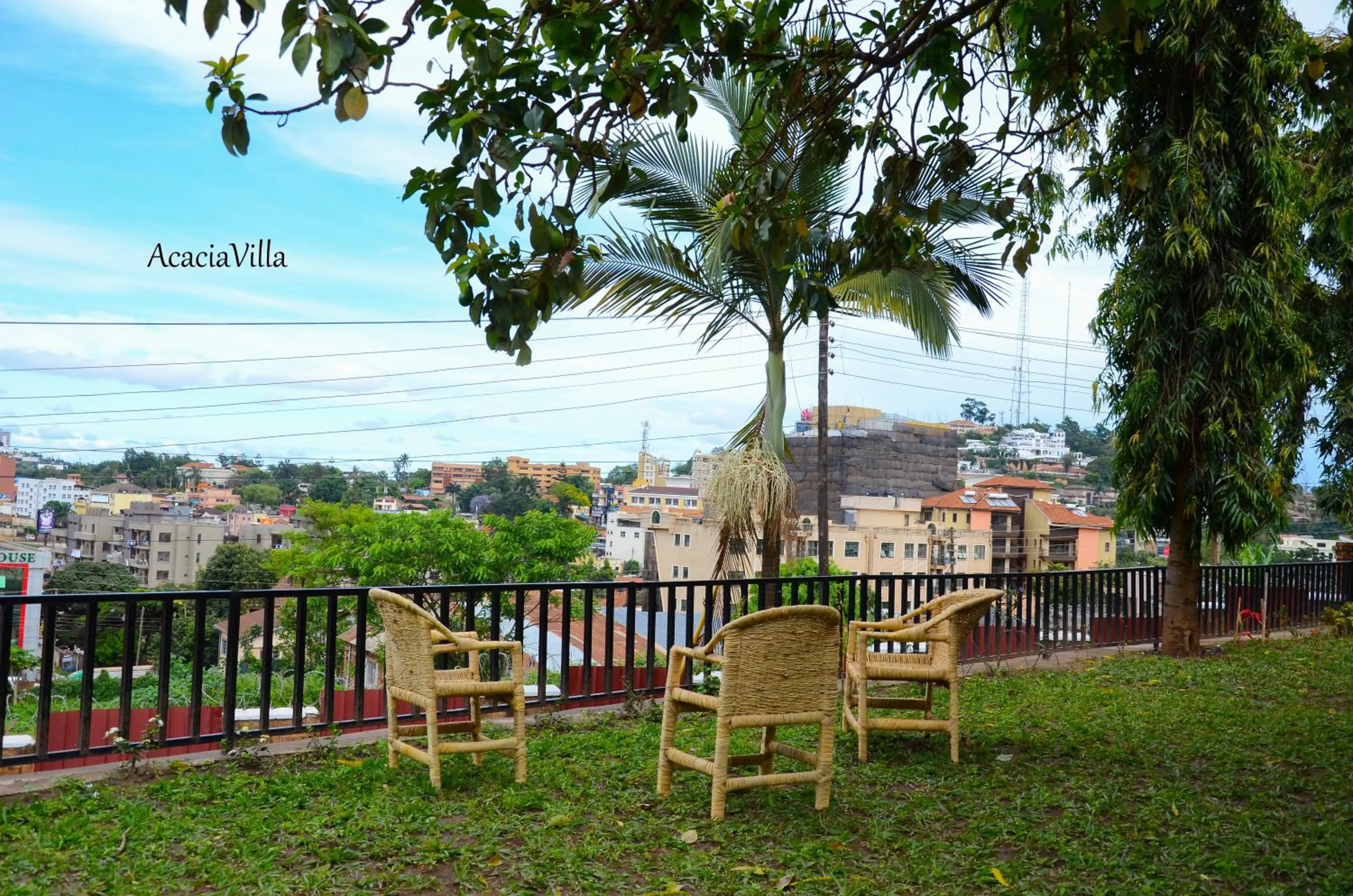 Natural landscape in Acacia Villa Kampala